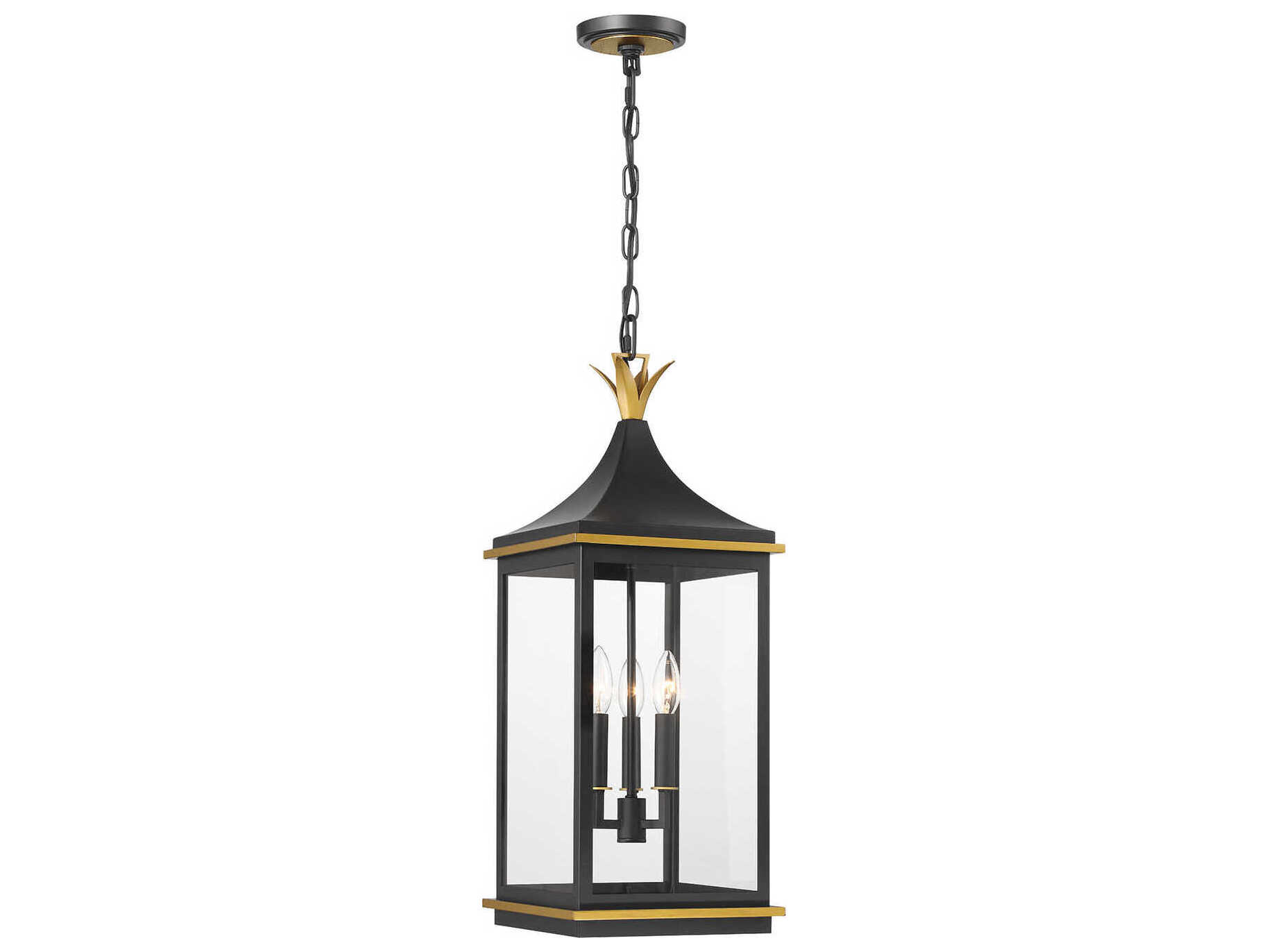 Crystorama Simpson 3-Light Outdoor Hanging Light