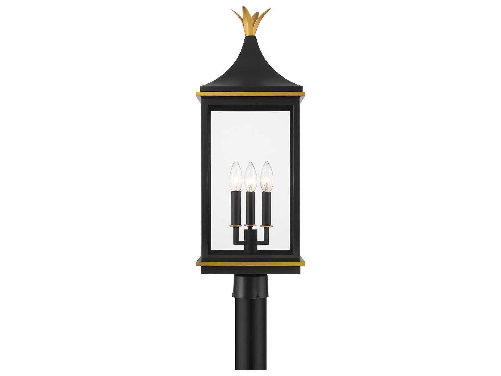 Crystorama Simpson 3-Light Outdoor Post Light