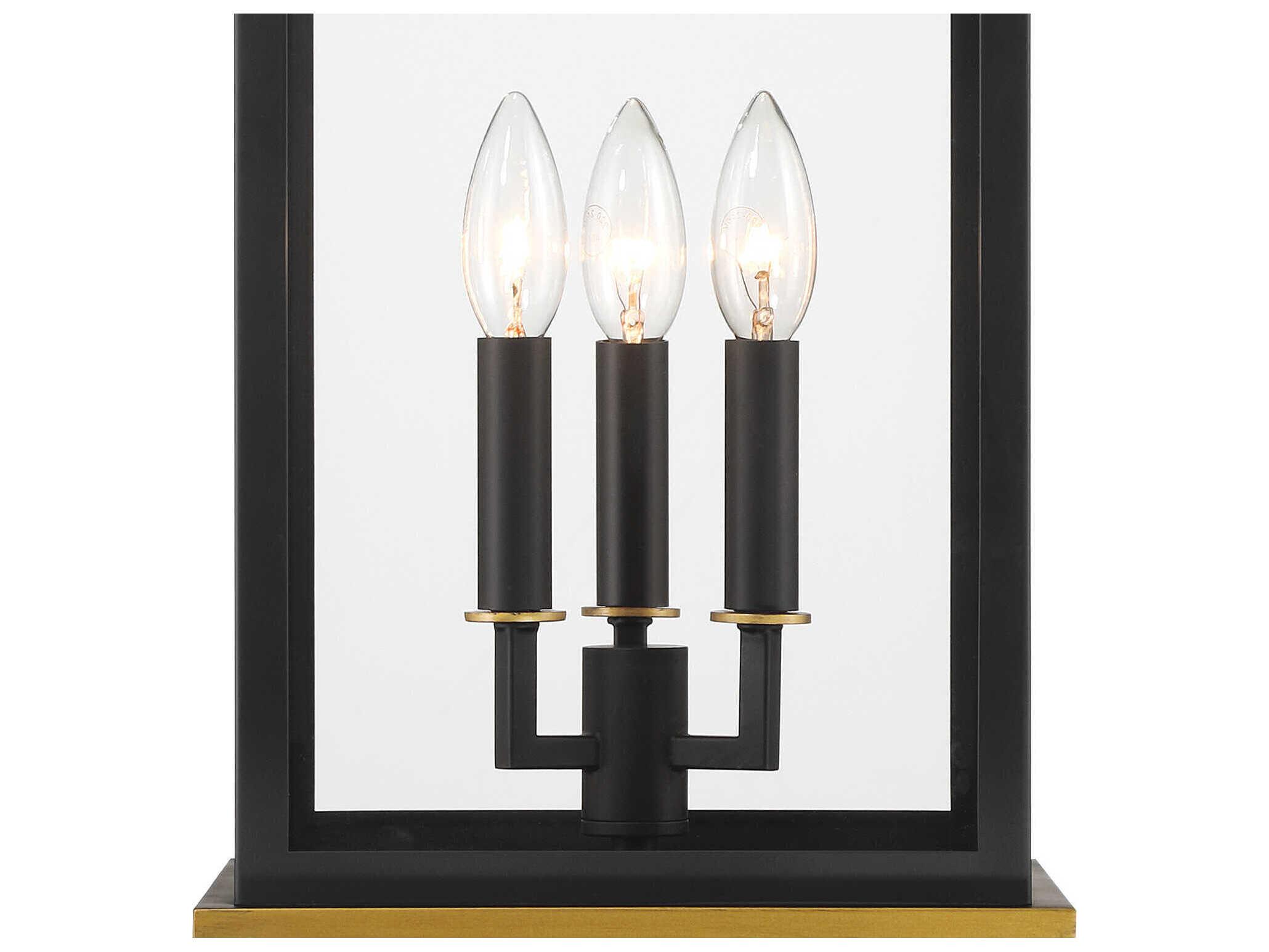 Crystorama Simpson 3-Light Outdoor Post Light