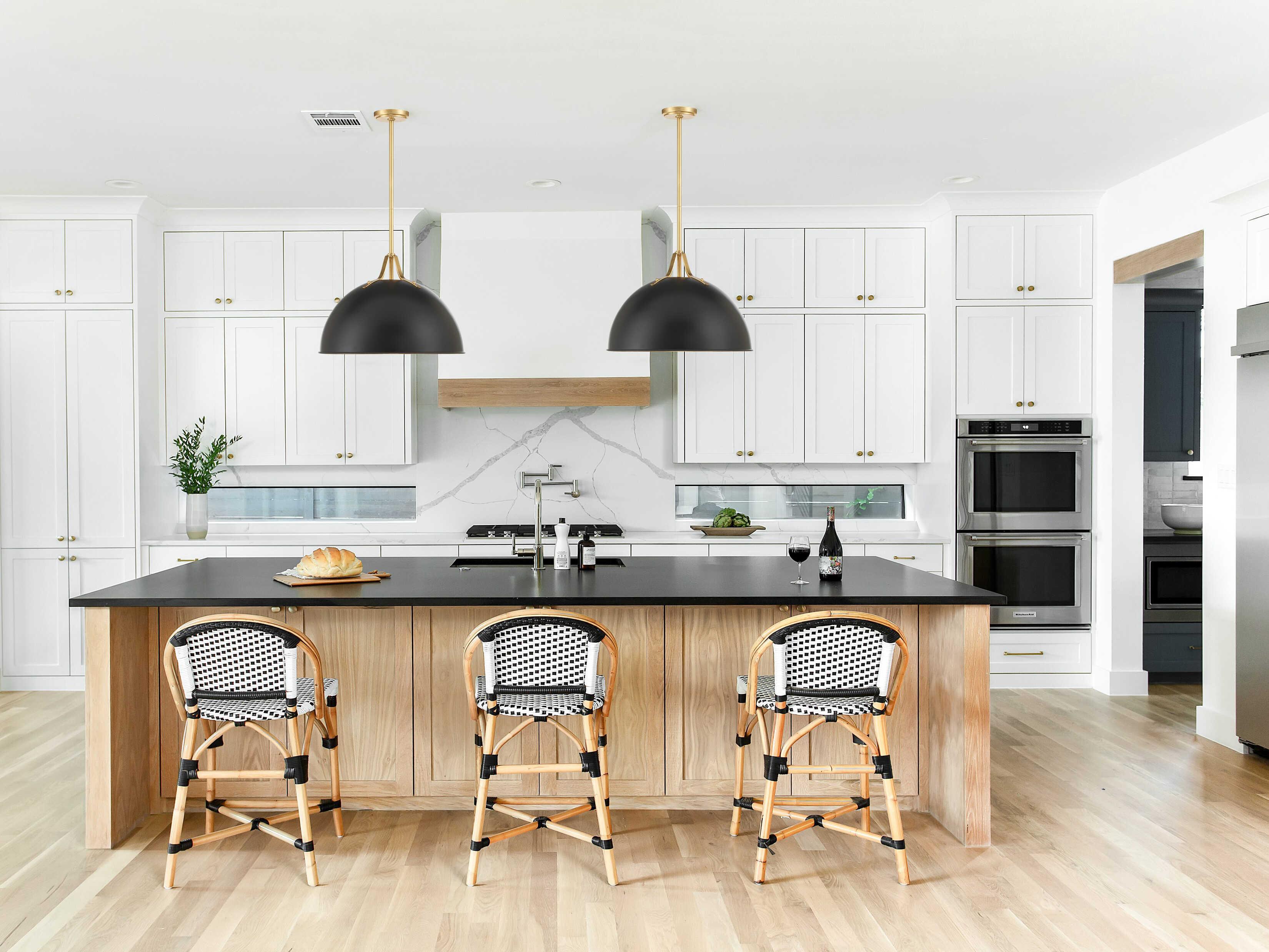 Crystorama Soto 1-Light Matte Black Antique Gold Dome Pendant