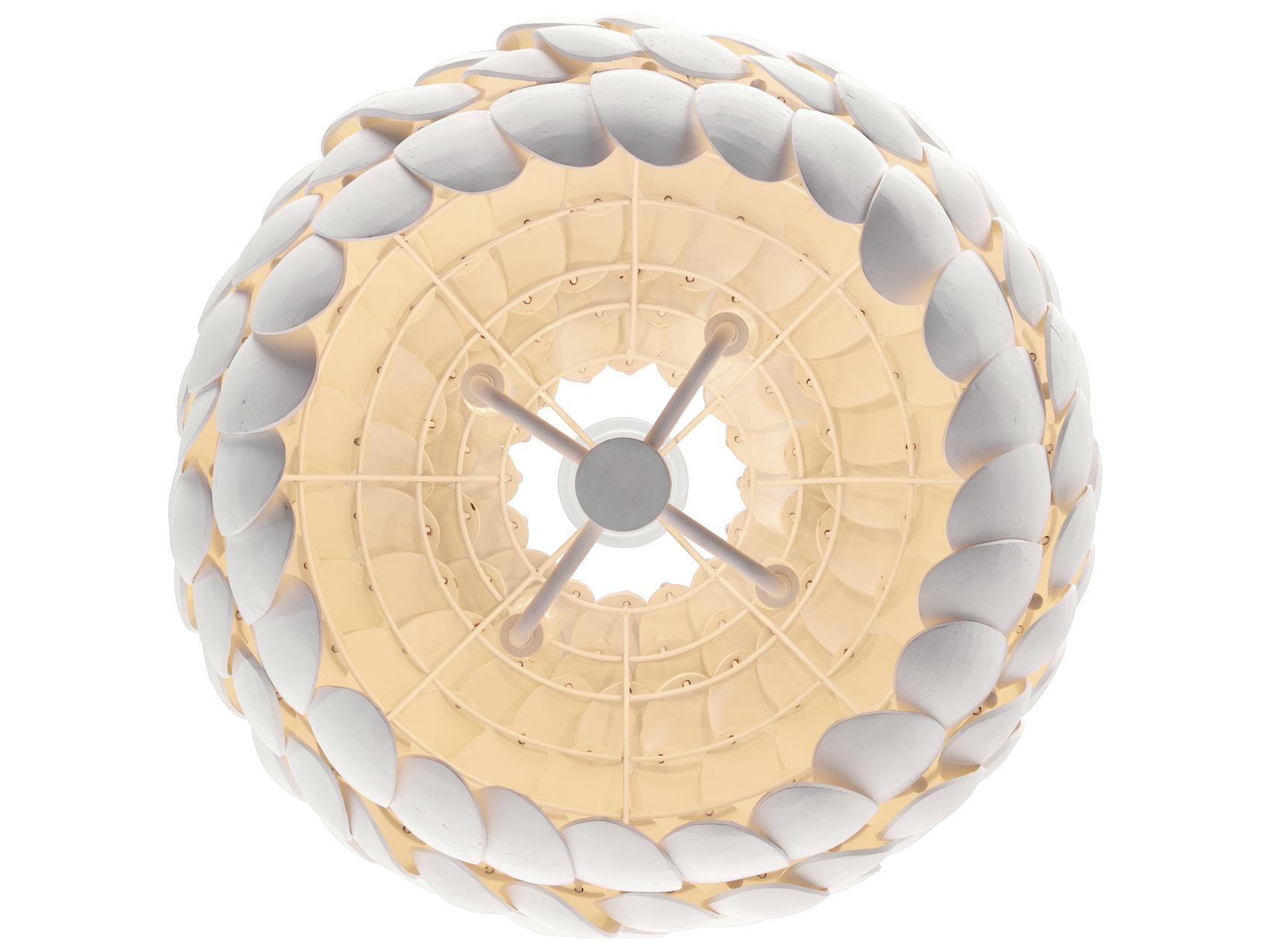 Crystorama Talia 5-Light White Chandelier