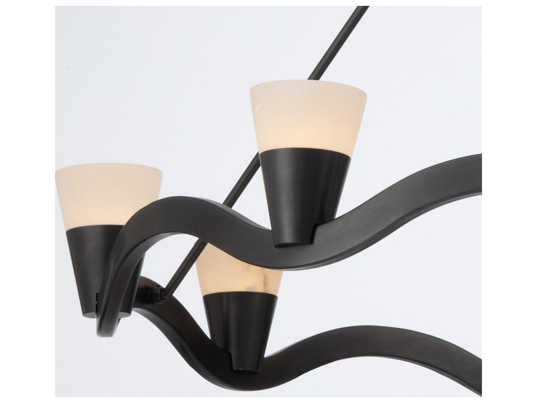 Crystorama Vance 8-Light Bronze Chandelier