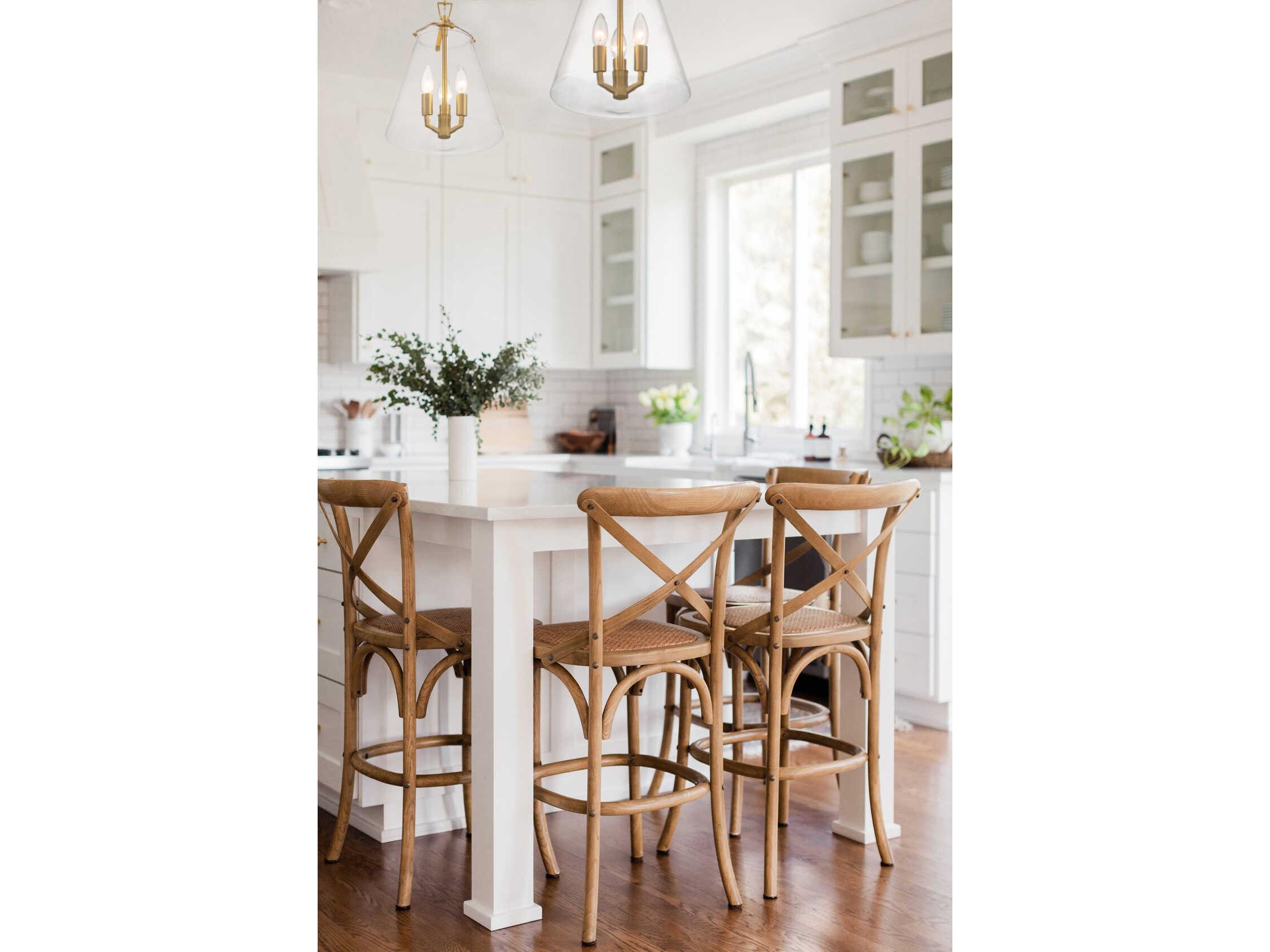 Crystorama Voss 1-Light Luxe Gold Mini Pendant