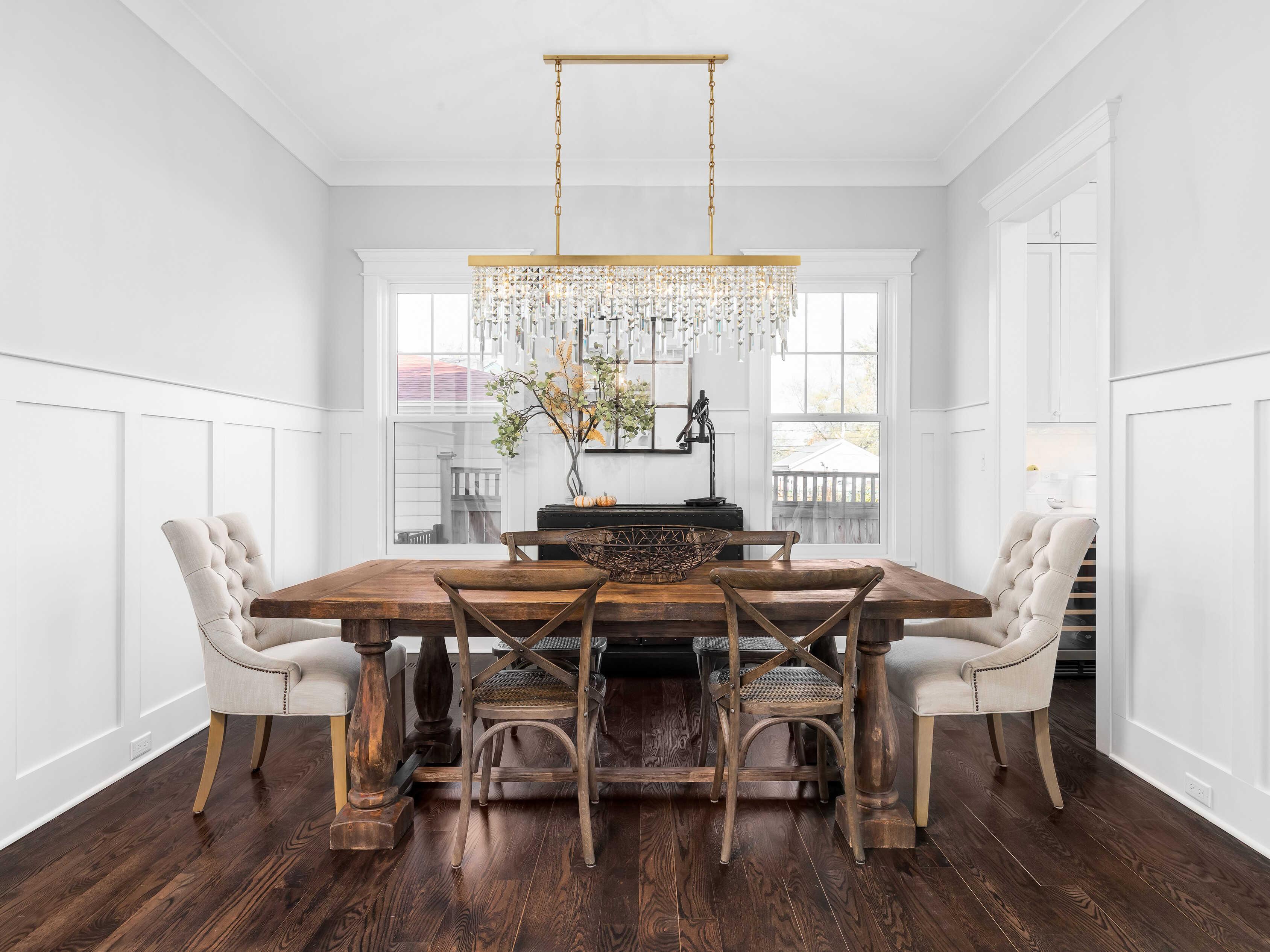 Crystorama Winham 6-Light Antique Gold Crystal Island Pendant