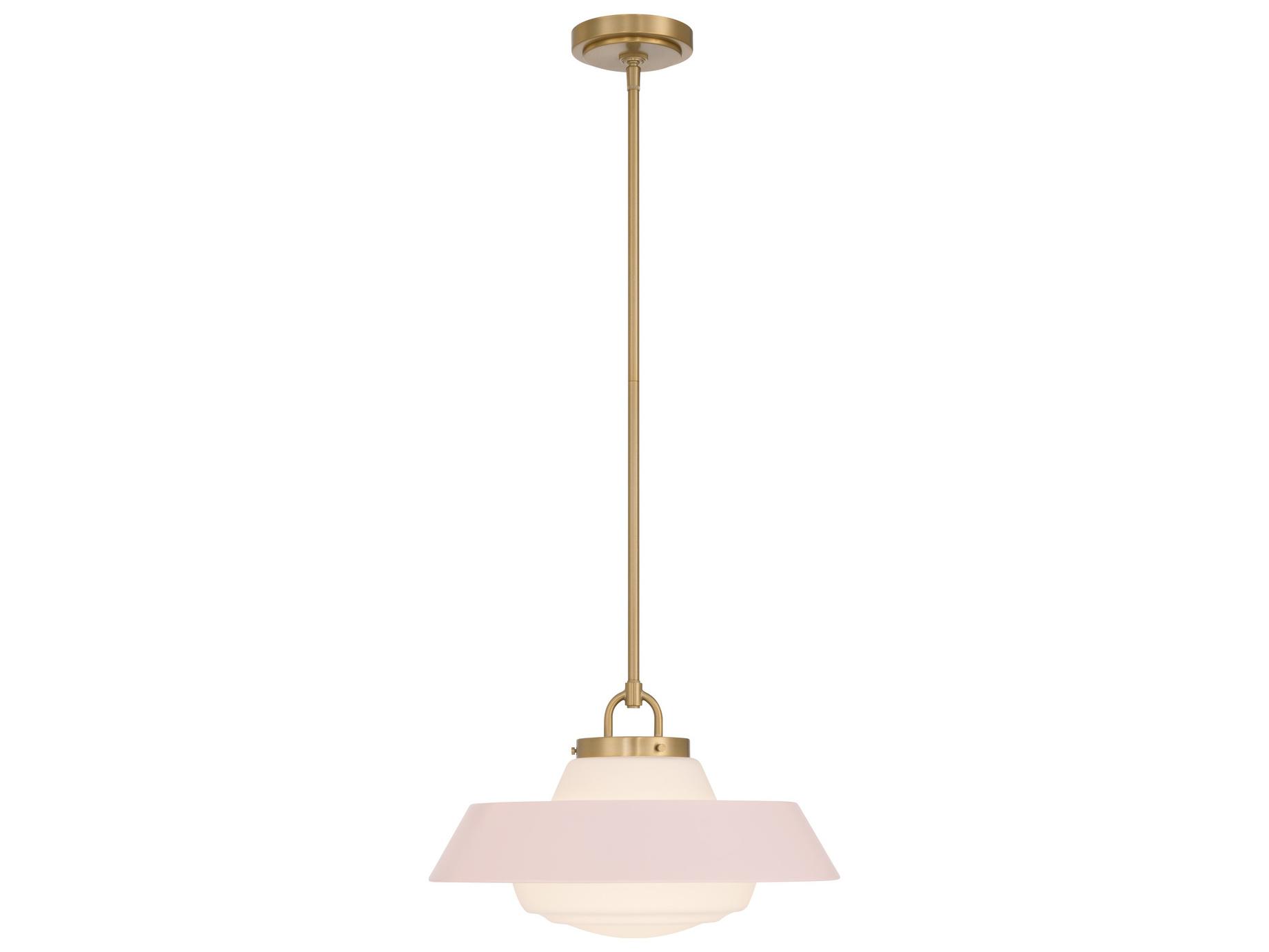 Crystorama Xander 1-Light Pink Pendant