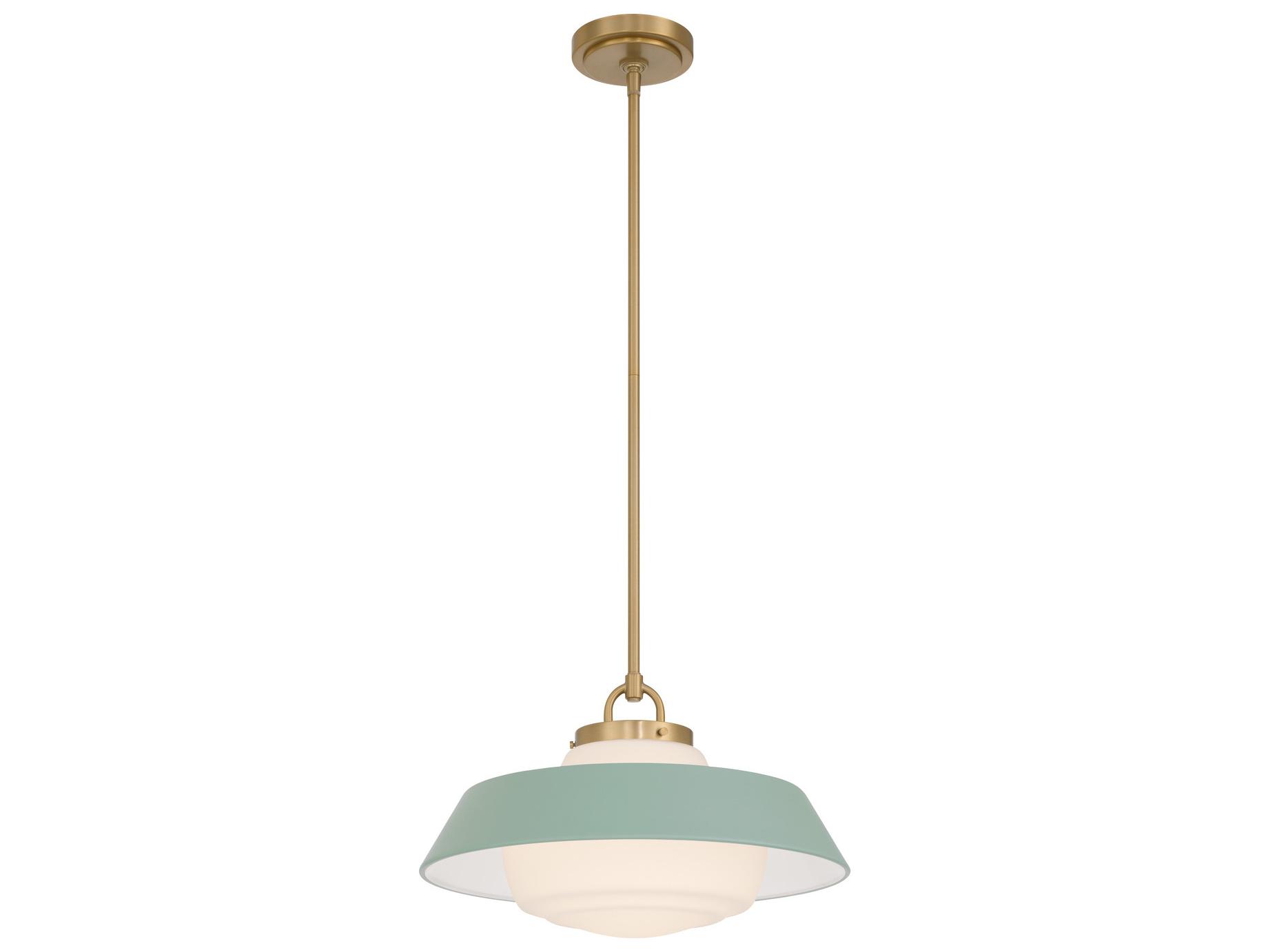 Crystorama Xander 1-Light Green Pendant