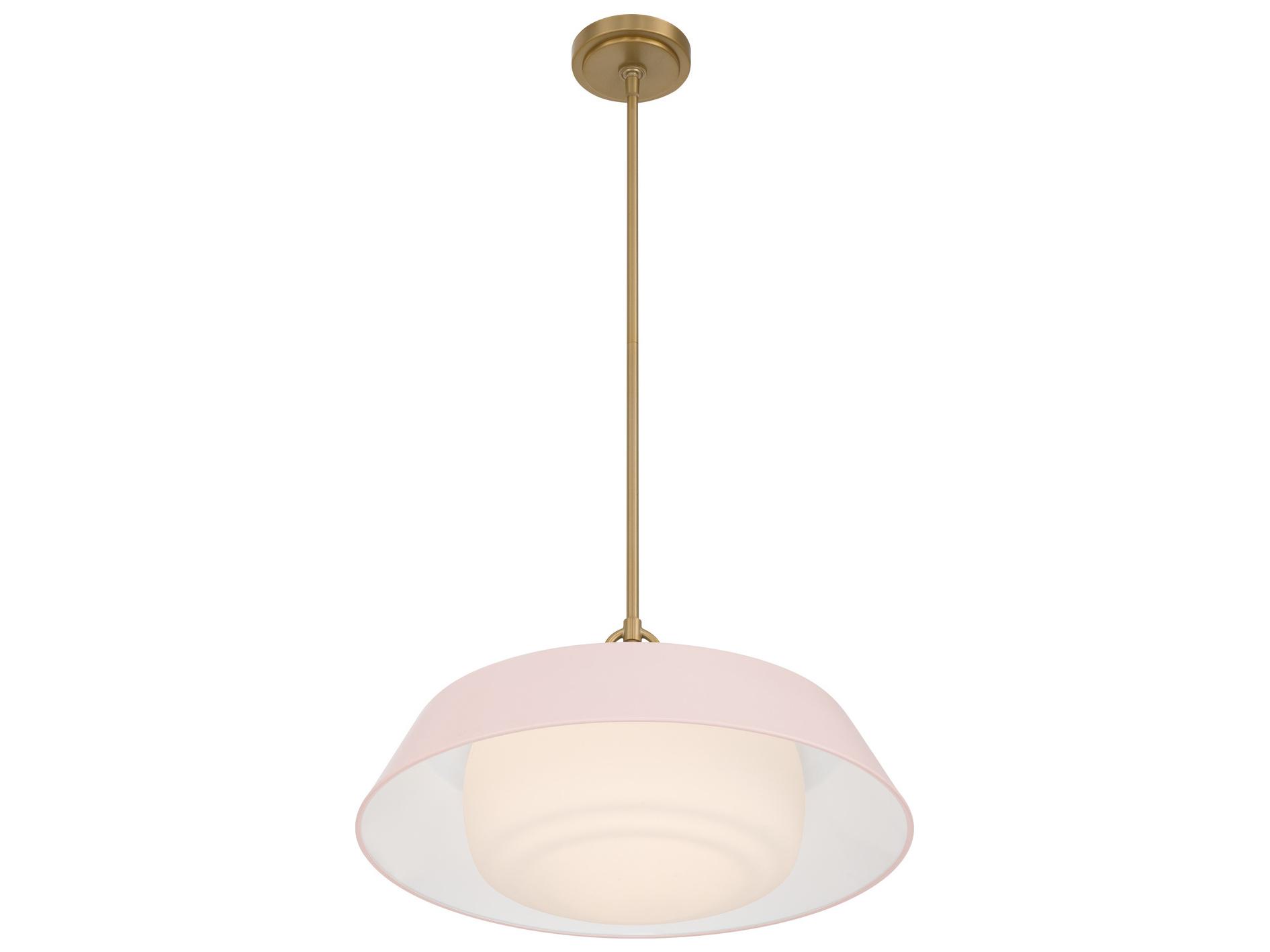 Crystorama Xander 3-Light Pink Pendant