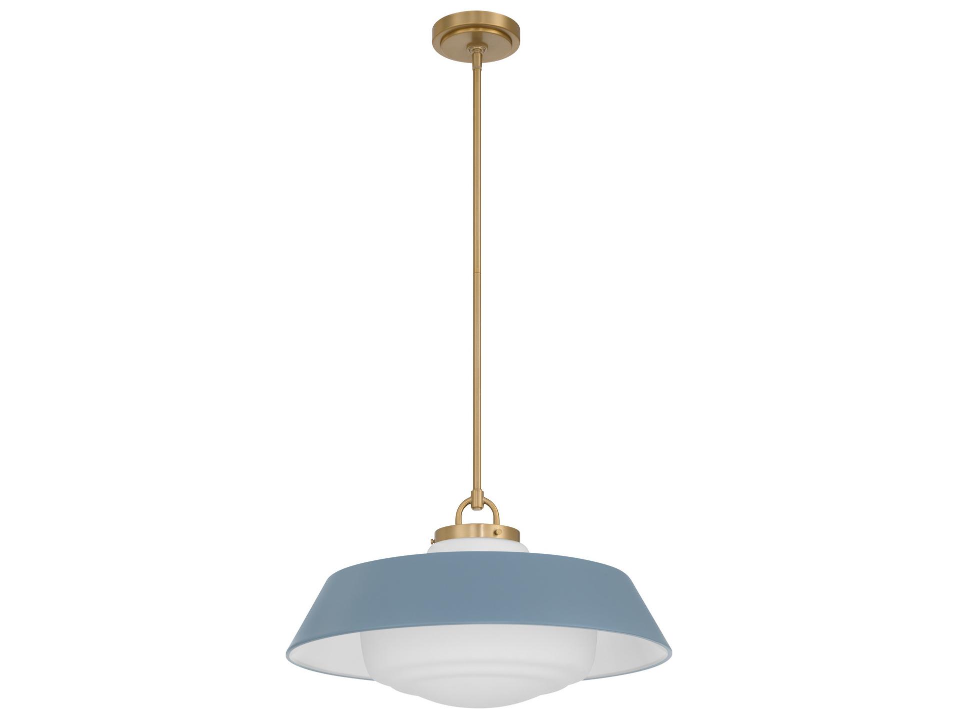 Crystorama Xander 3-Light Blue Pendant