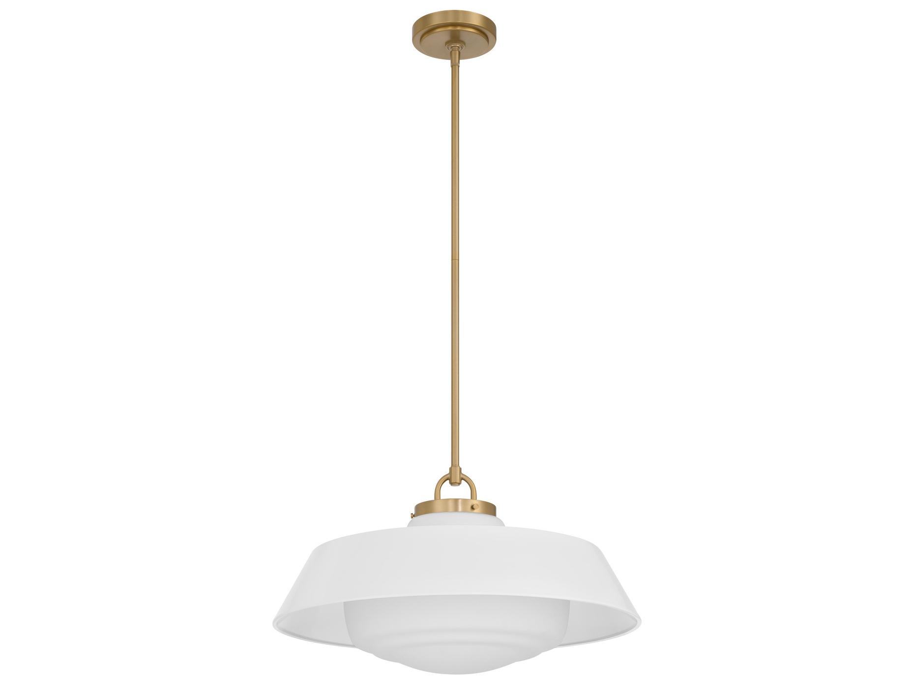 Crystorama Xander 3-Light White Pendant