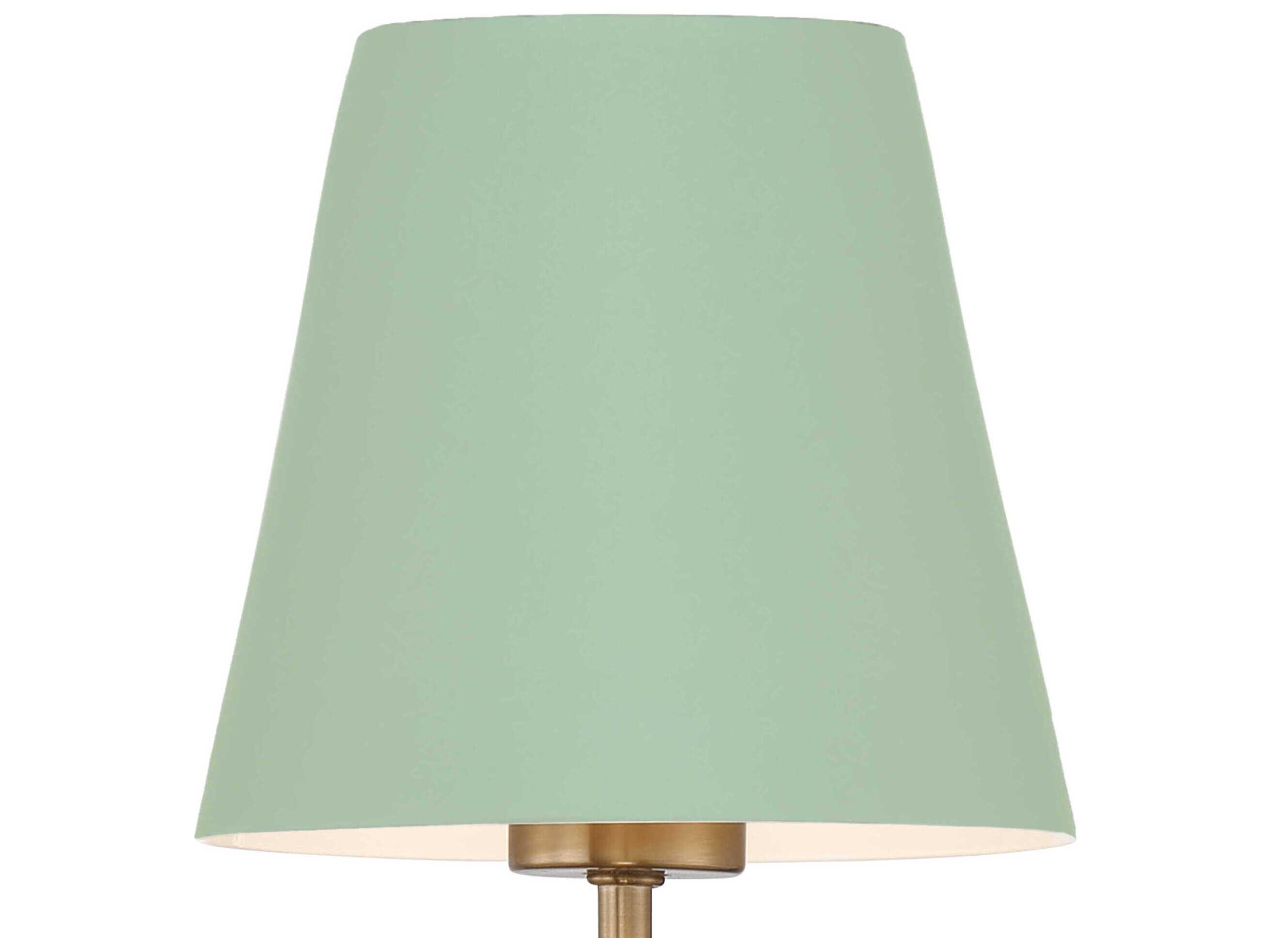 Crystorama Xavier 1-Light Vibrant Gold Green Wall Sconce