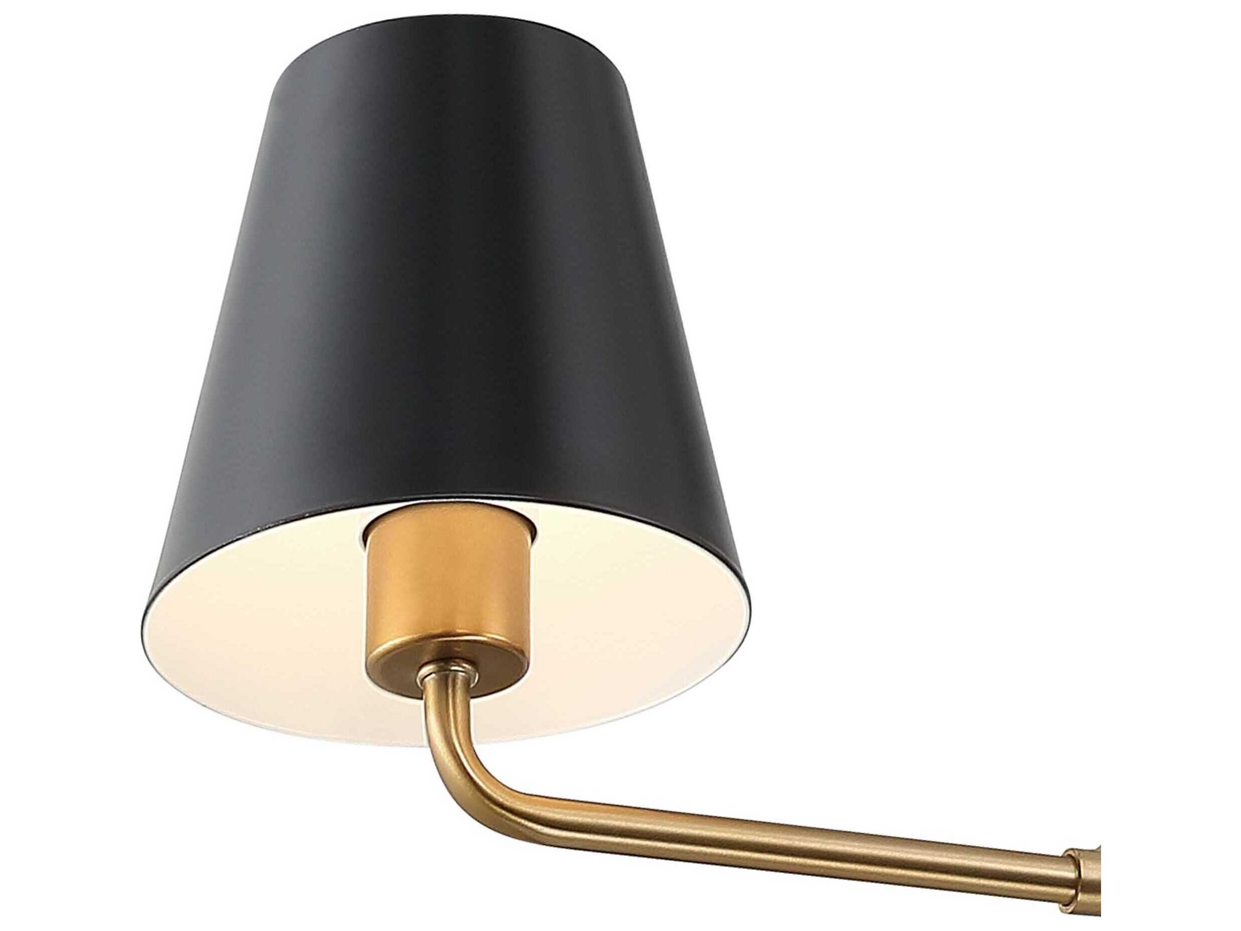 Crystorama Xavier 4-Light Vibrant Gold Black Empire Chandelier