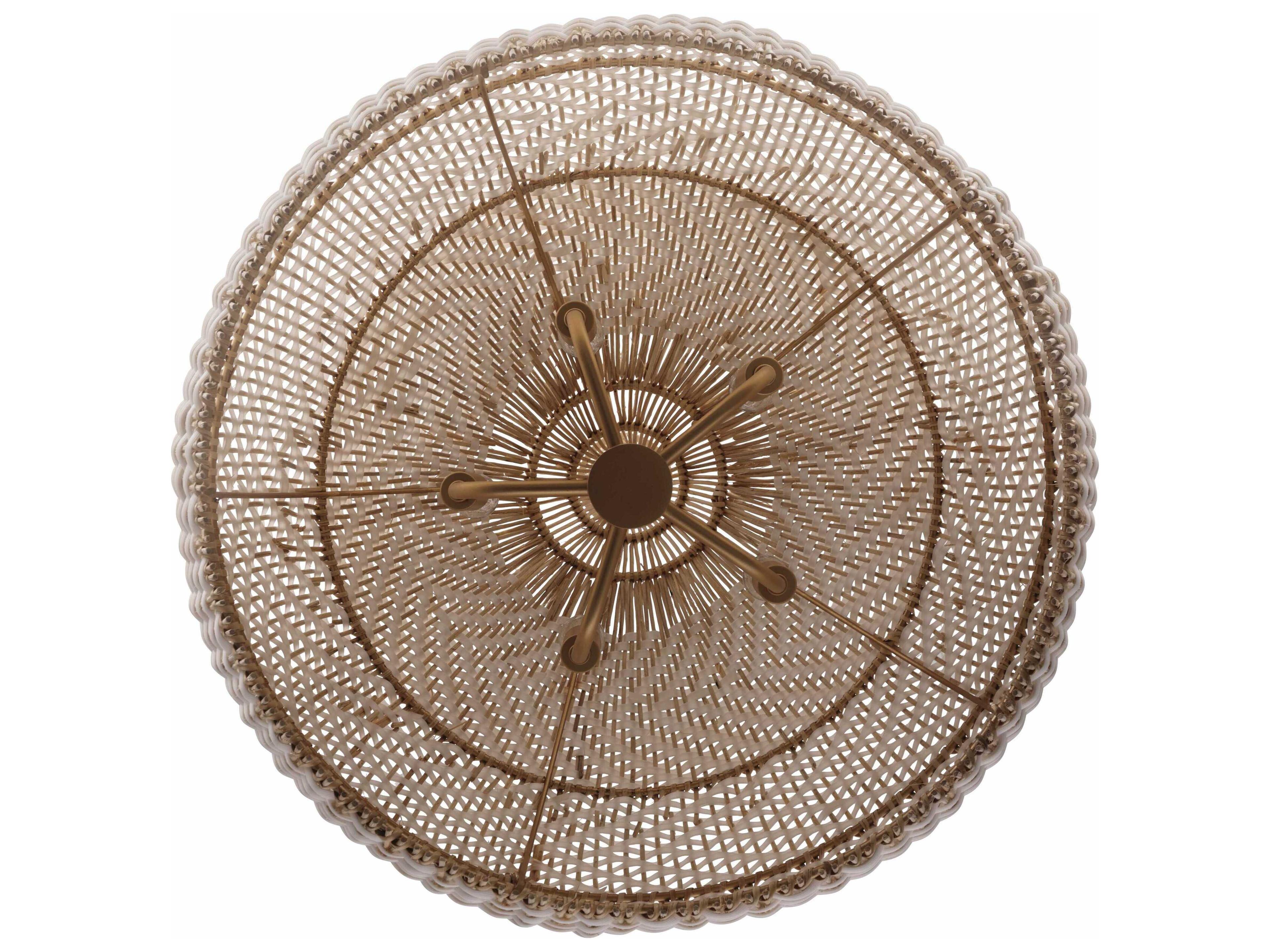 Crystorama Zanzibar 5-Light Soft Gold Pendant