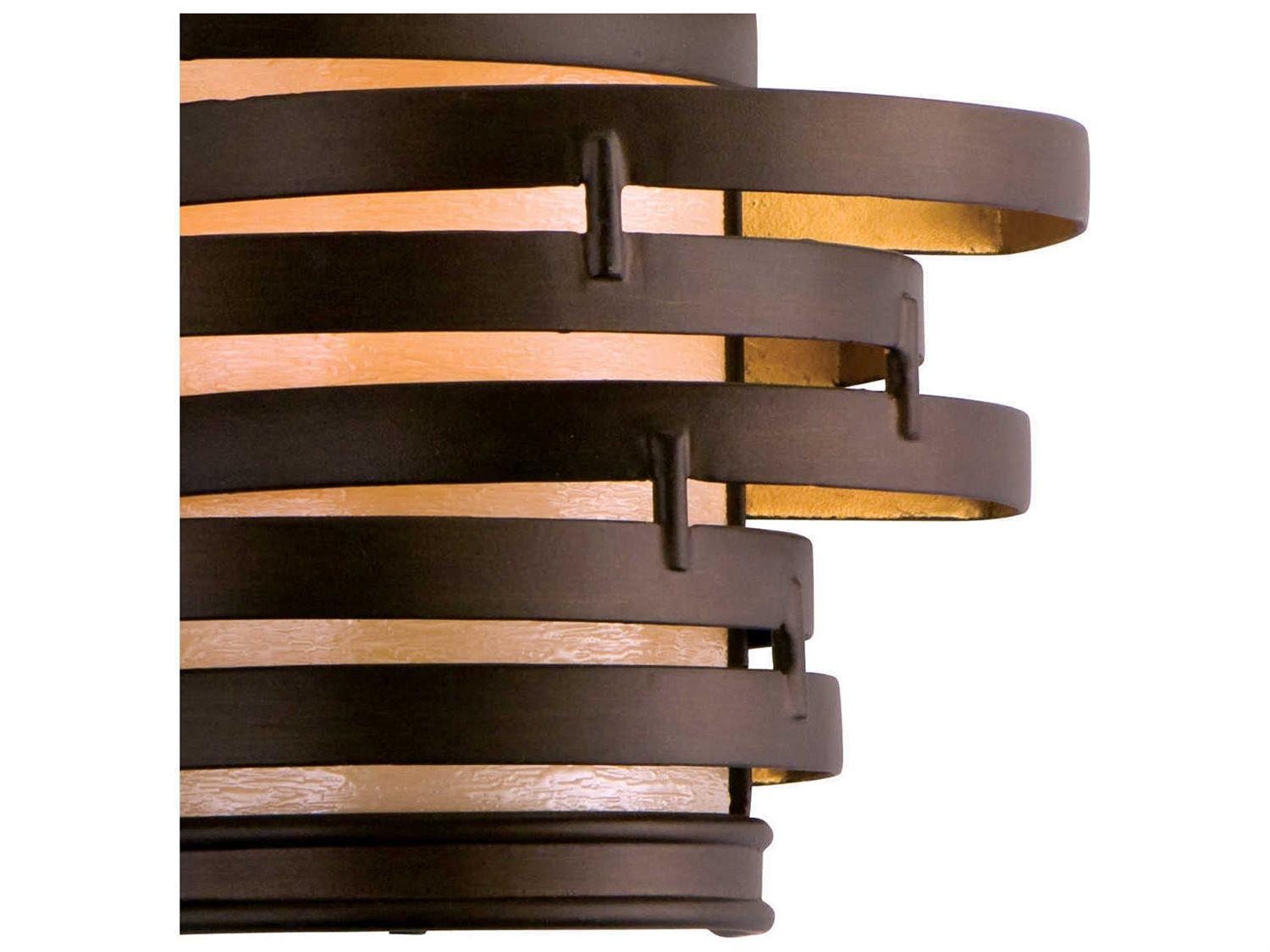 Corbett Lighting Vertigo Bronze Glass Wall Sconce