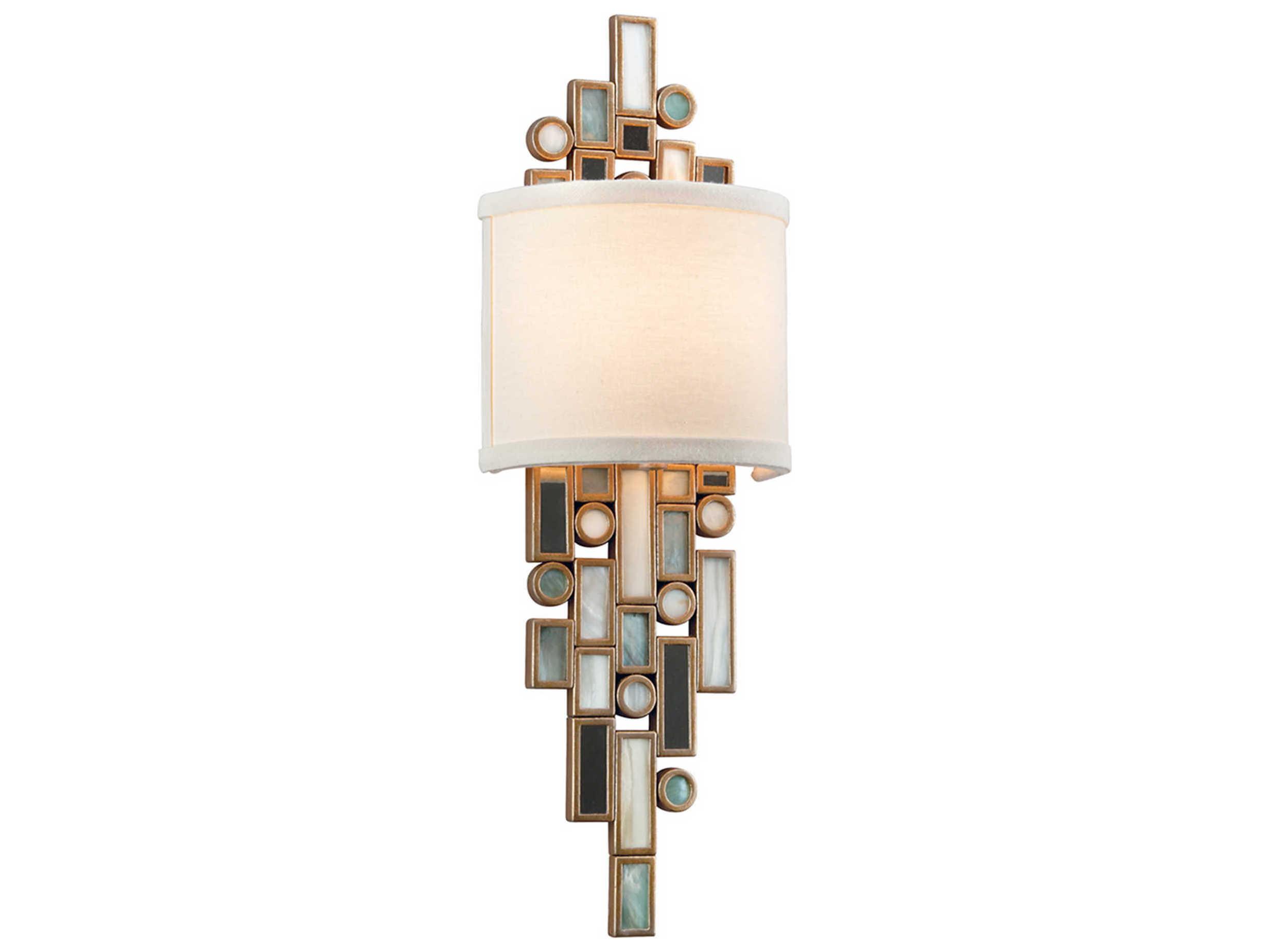 Corbett Lighting Dolcetti 1-Light Silver Crystal Wall Sconce