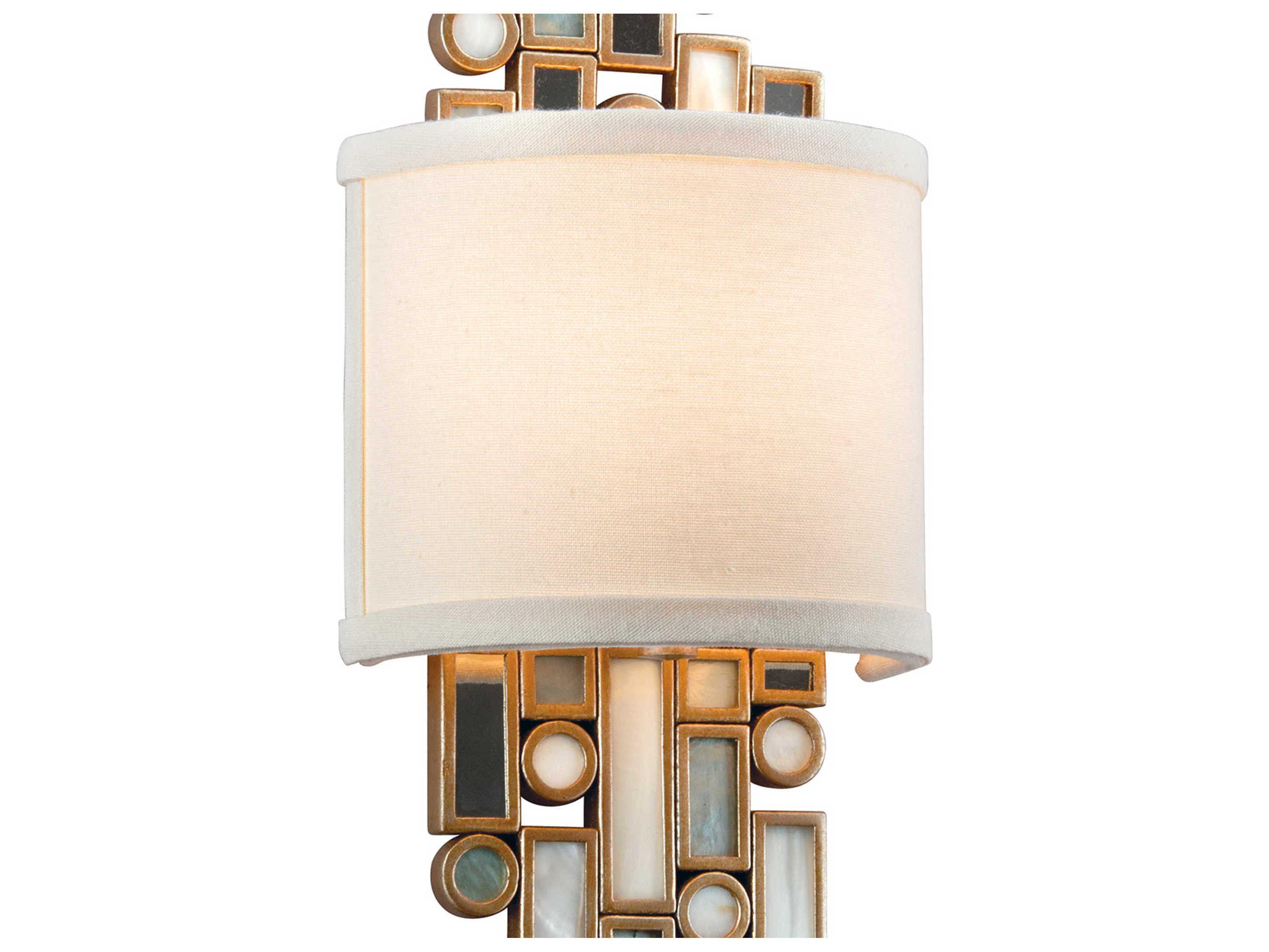 Corbett Lighting Dolcetti 1-Light Silver Crystal Wall Sconce