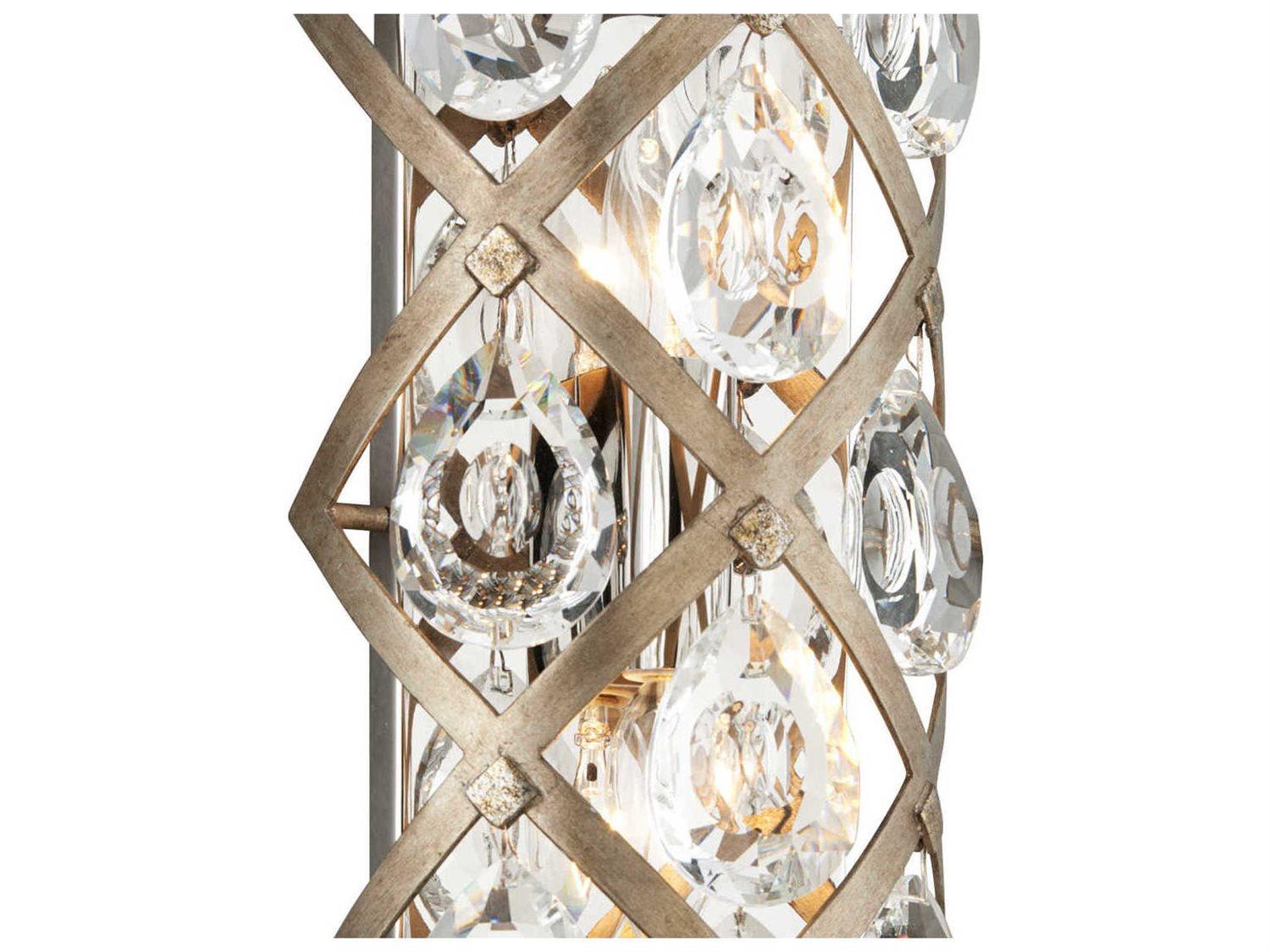 Corbett Lighting Tiara Bronze Crystal Wall Sconce
