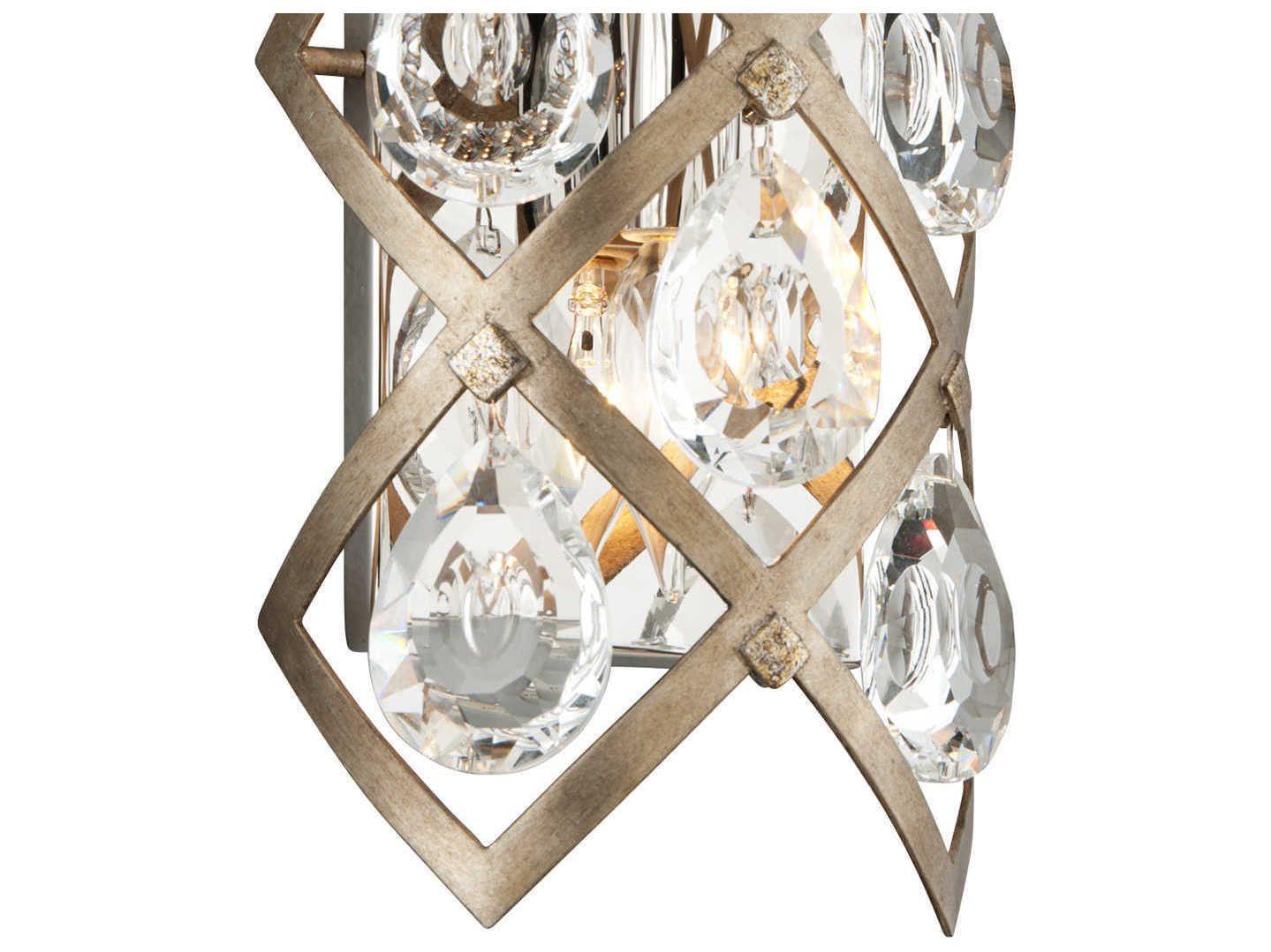 Corbett Lighting Tiara Bronze Crystal Wall Sconce