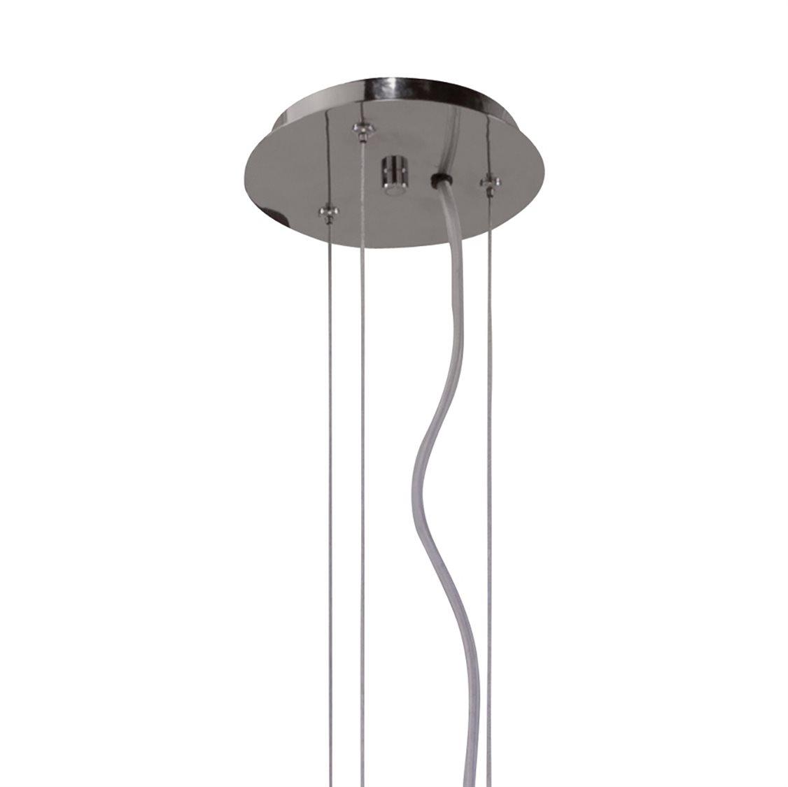 Corbett Lighting Calligraphy 2-Light Gold Leaf Polished Stainless Steel LED Geometric Pendant