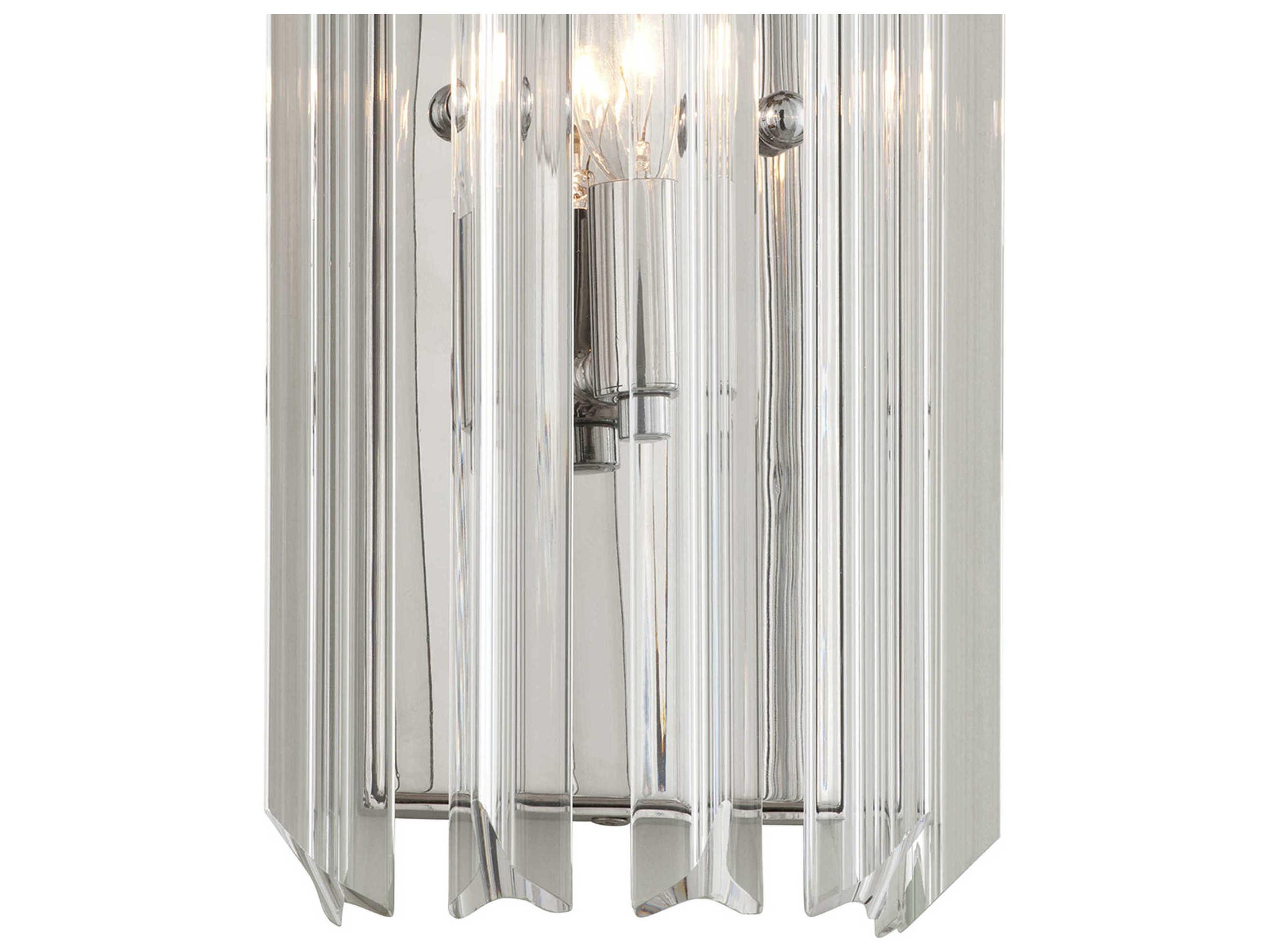 Corbett Lighting Charisma 1-Light Gold Leaf Crystal Wall Sconce