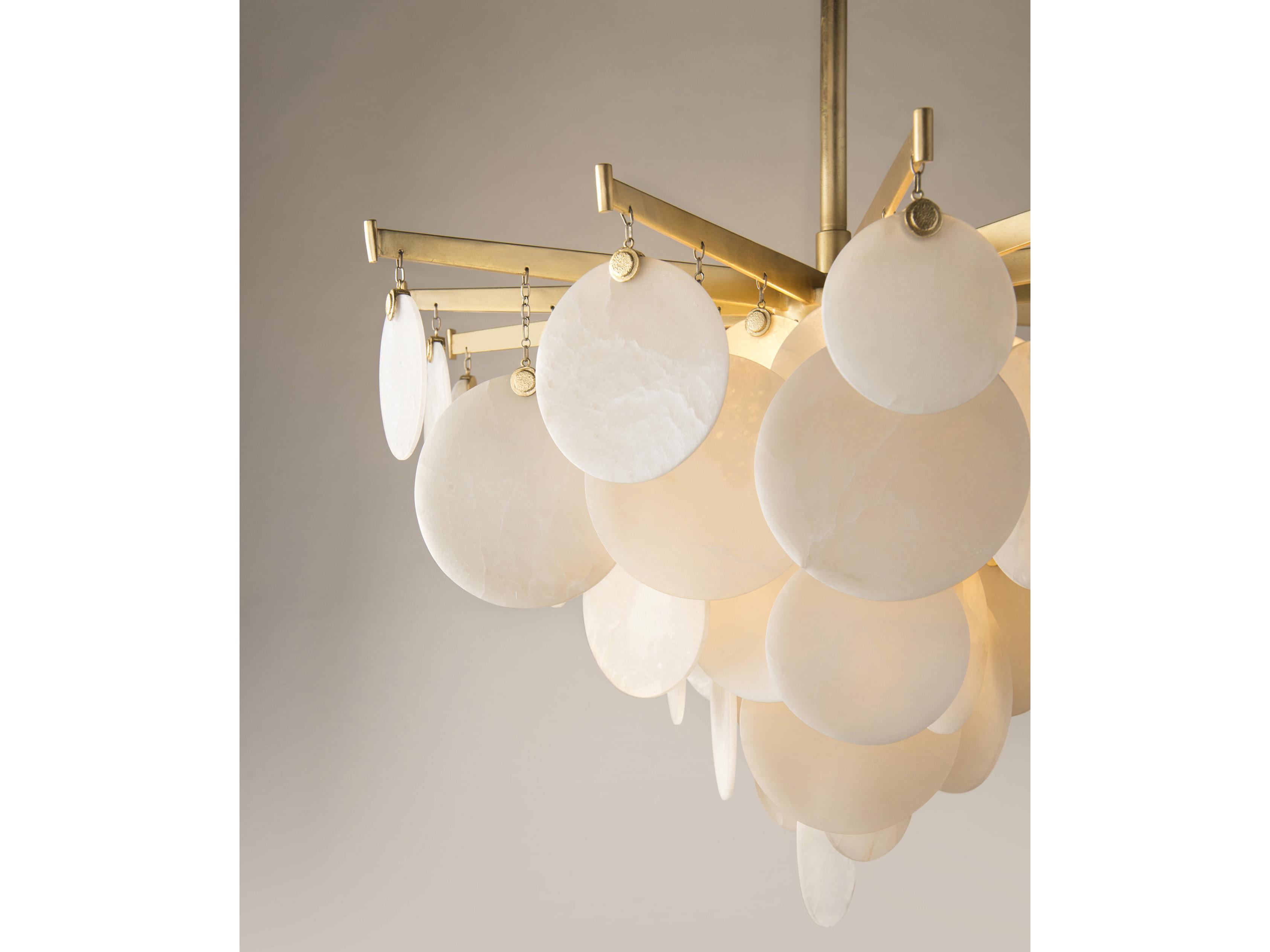 Corbett Lighting Serenity 1-Light Gold Leaf LED Tiered Pendant