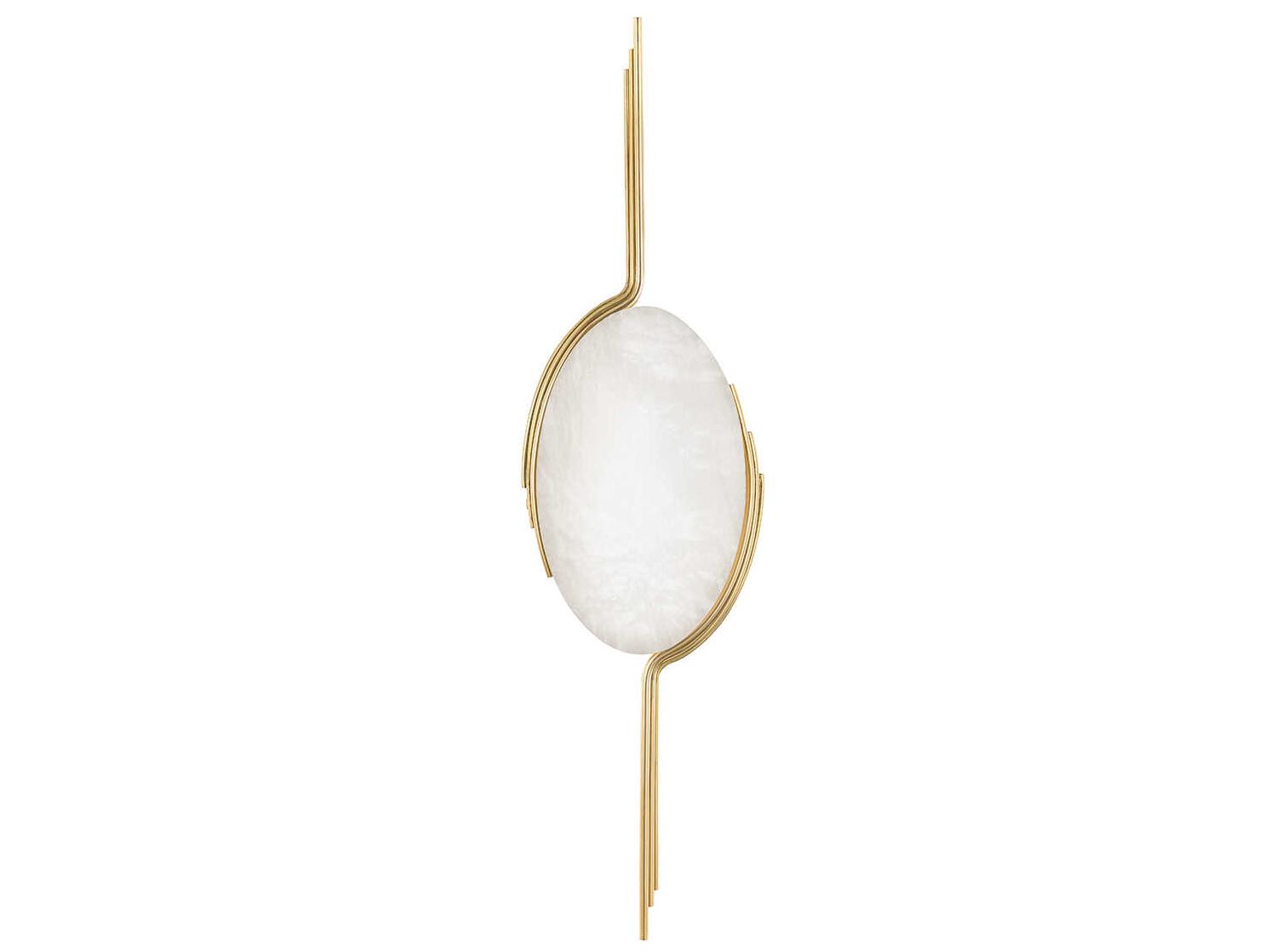 Corbett Lighting Lapis 1-Light Vintage Brass LED Wall Sconce