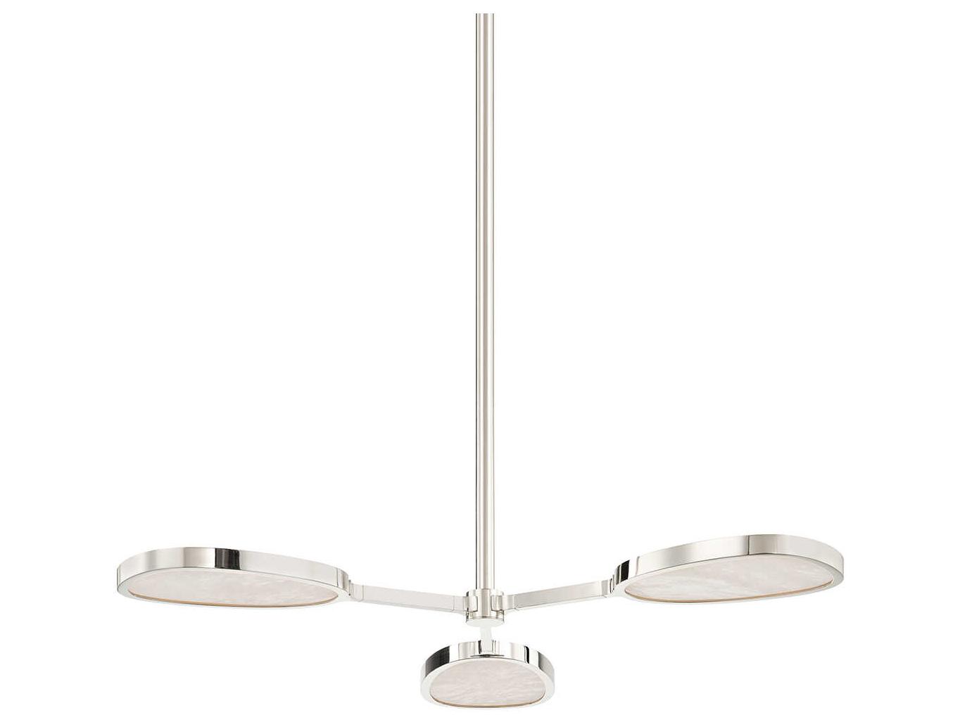 Corbett Lighting Beirut 3-Light Burnished Nickel LED Chandelier
