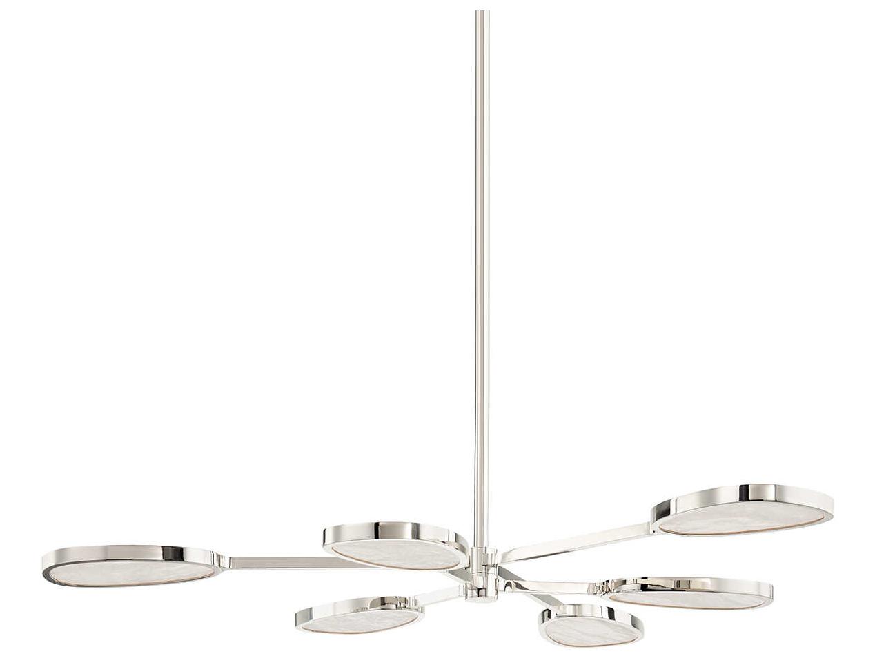 Corbett Lighting Beirut 6-Light Burnished Nickel LED Chandelier