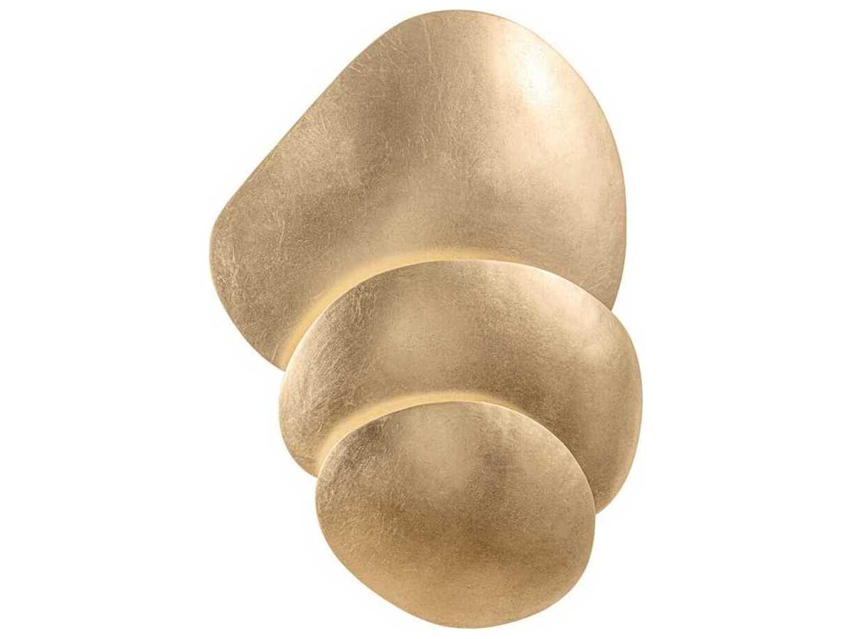 Corbett Lighting Akemi 3-Light Vintage Gold Leaf Wall Sconce