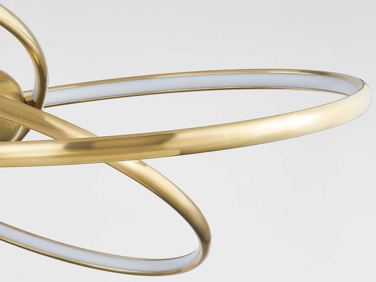 Corbett Lighting Alula 3-Light Vintage Brass LED Chandelier