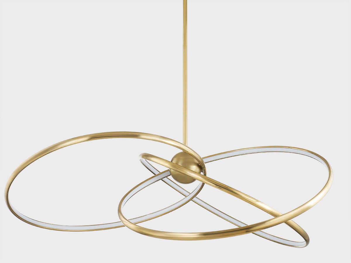 Corbett Lighting Alula 3-Light Vintage Brass LED Chandelier