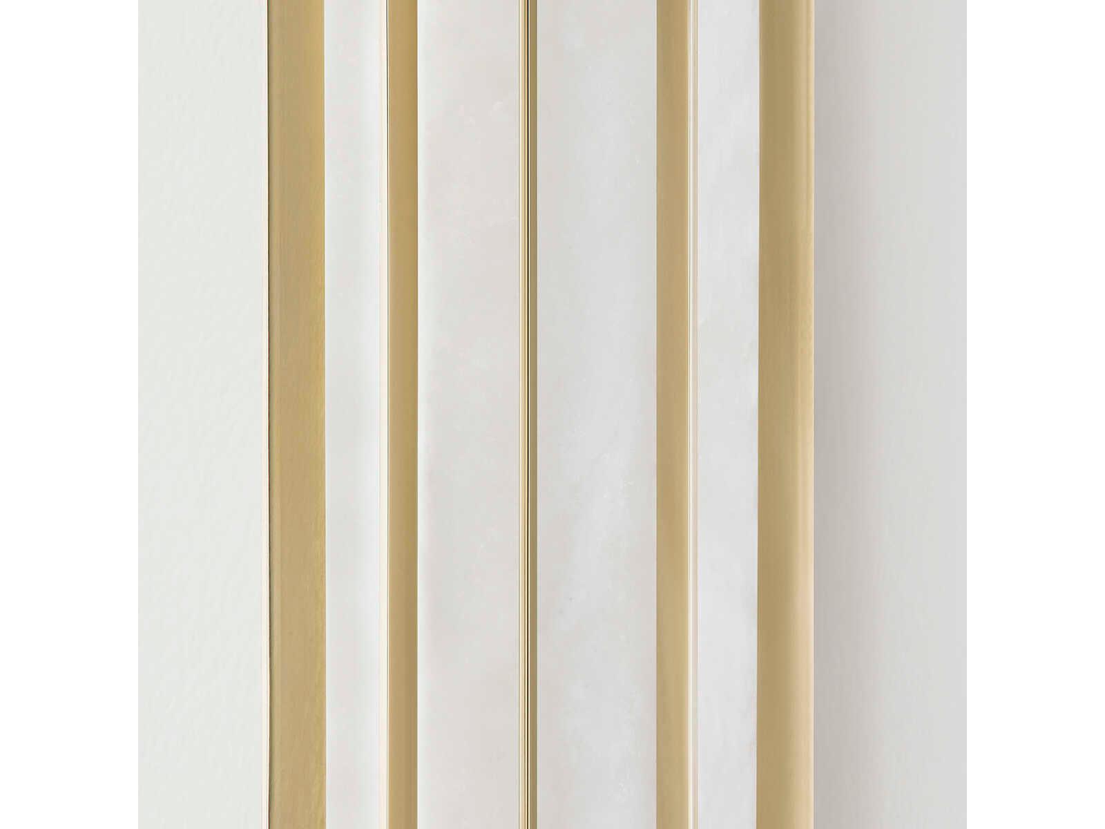 Corbett Lighting Leda 1-Light Vintage Brass Glass LED Wall Sconce