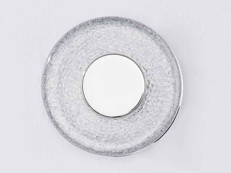 Corbett Lighting Pearl 1-Light Polished Nickel Glass LED Wall Sconce