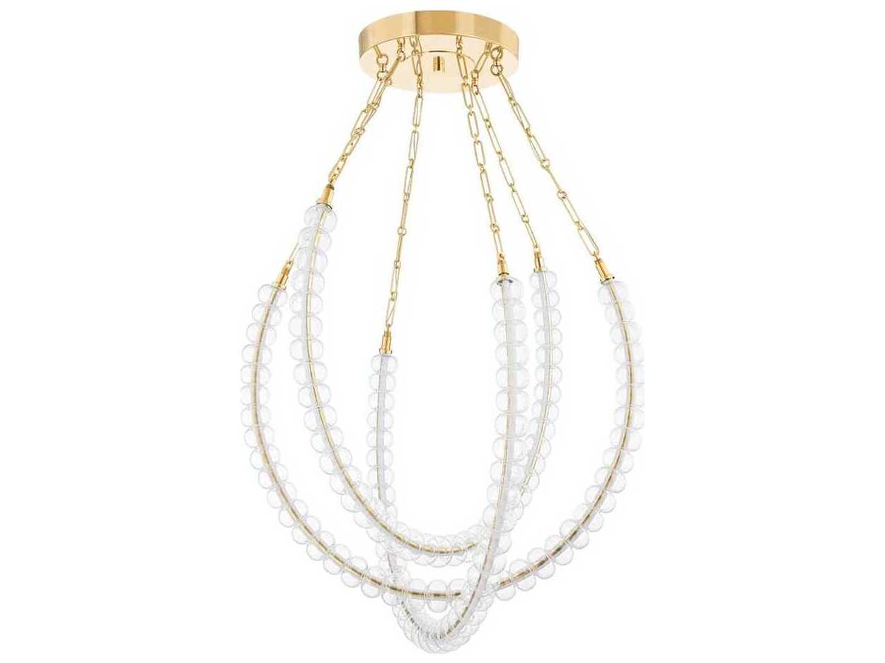 Corbett Lighting Celeste 3-Light Vintage Brass LED Pendant