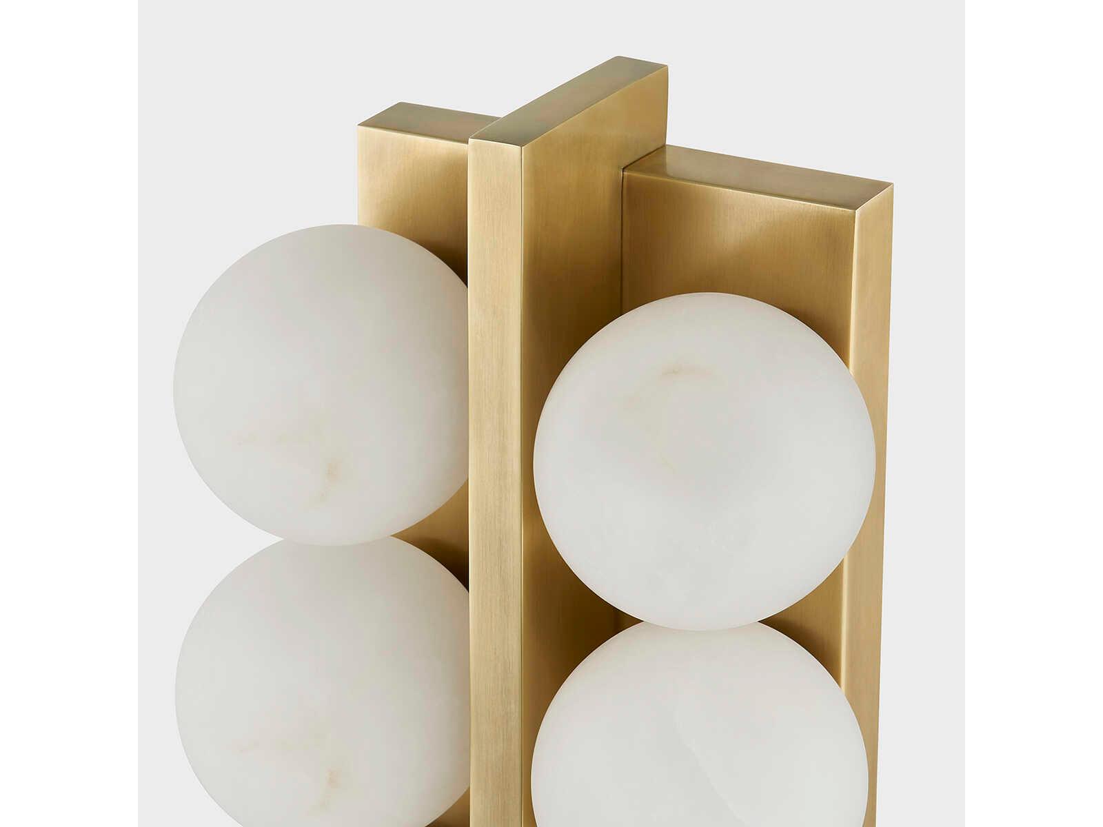 Corbett Lighting Emille 10-Light Vintage Brass Glass Vanity Light