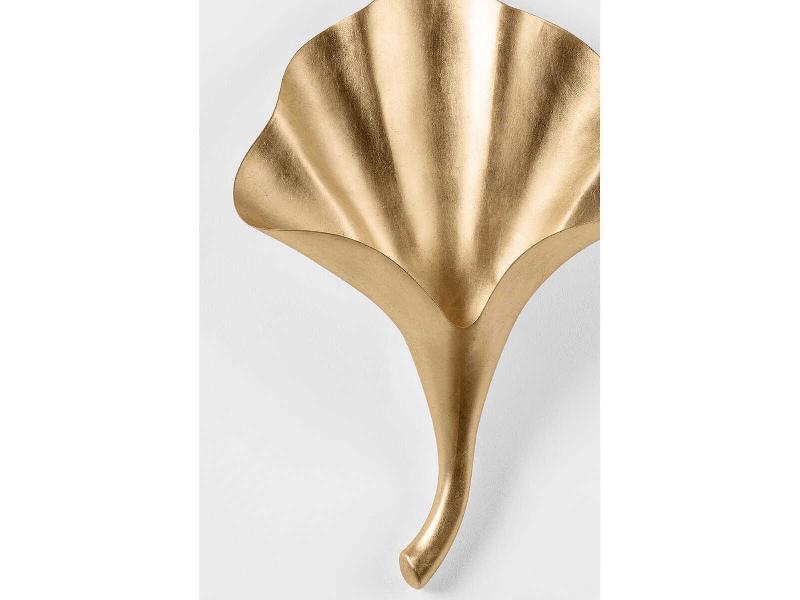 Corbett Lighting Nolita 1-Light Vintage Gold Leaf Wall Sconce
