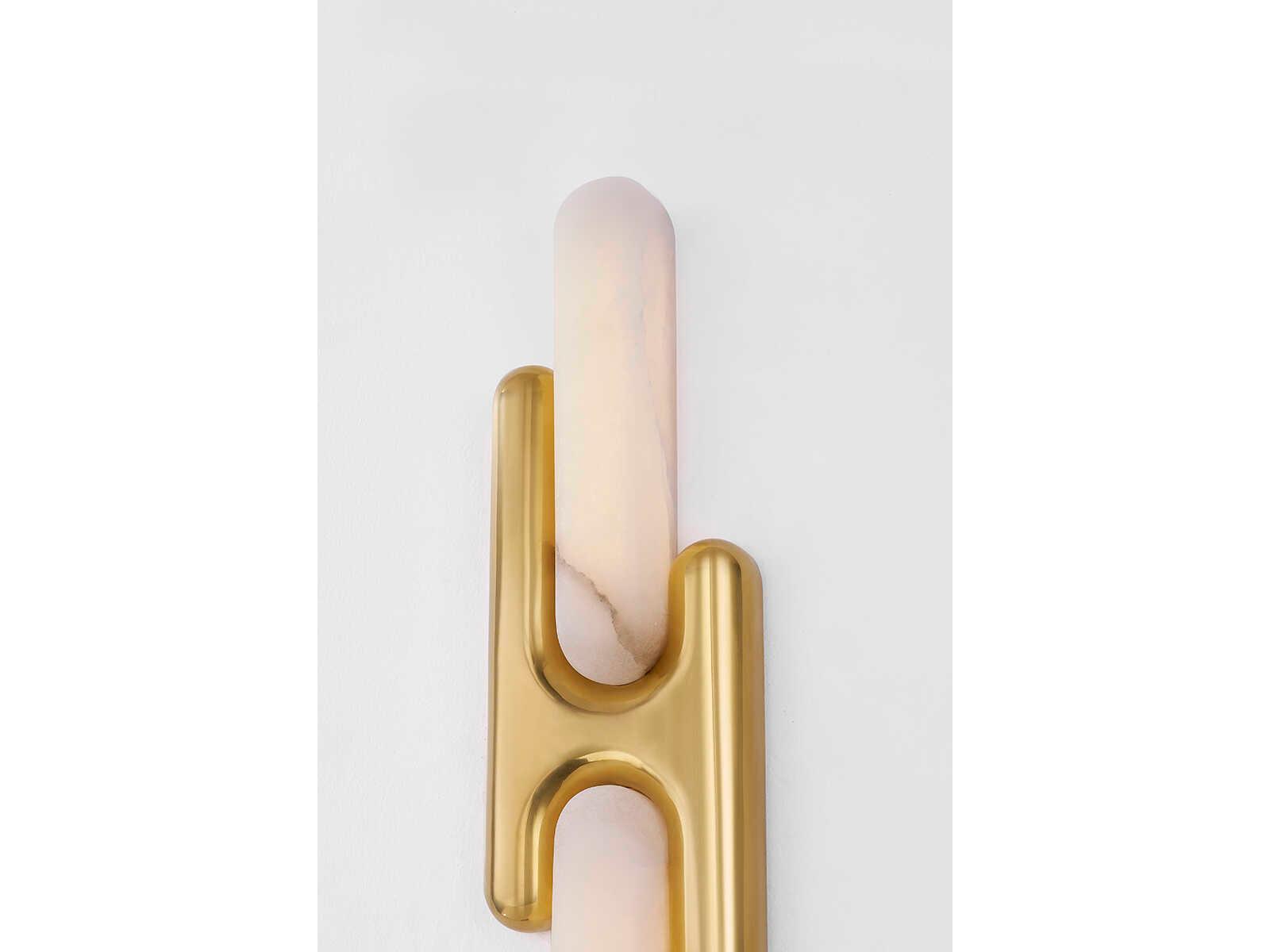 Corbett Lighting Rosalba 2-Light Vintage Brass Wall Sconce