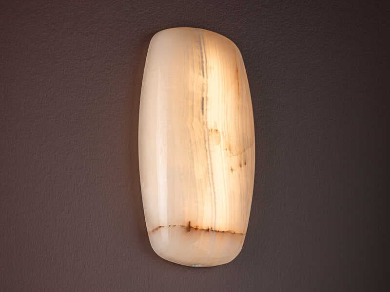Corbett Lighting Azzurra 1-Light Vintage Brass Clear Wall Sconce