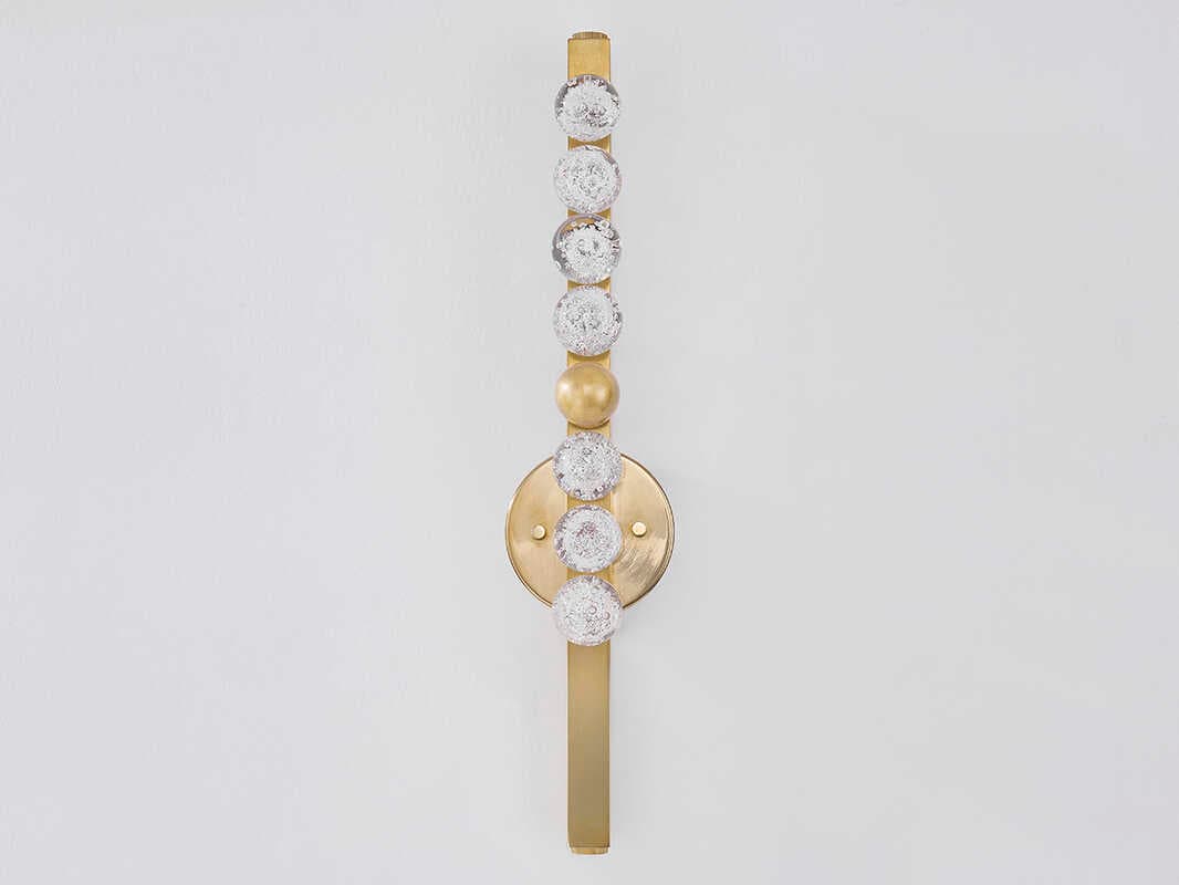 Corbett Lighting Annecy 1-Light Vintage Brass Gold Wall Sconce