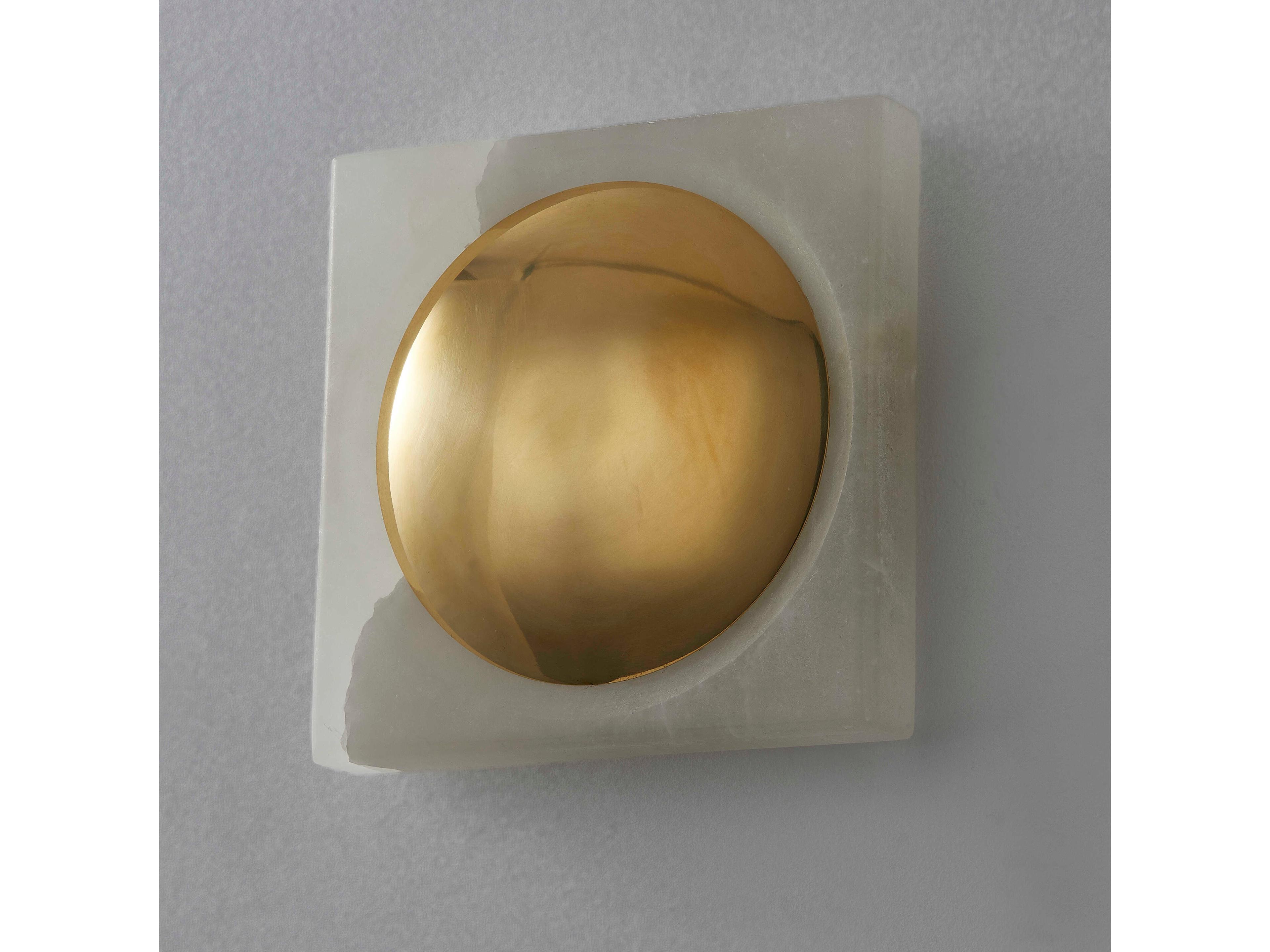 Corbett Lighting Hamel 1-Light Vintage Brass LED Wall Sconce