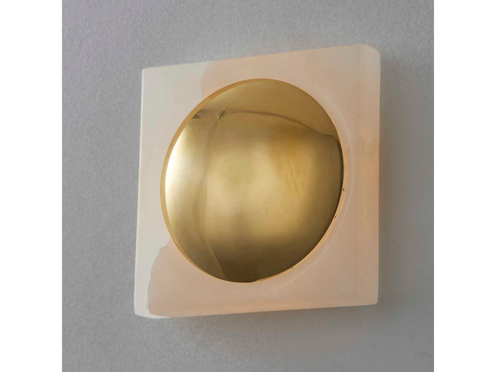 Corbett Lighting Hamel 1-Light Vintage Brass LED Wall Sconce