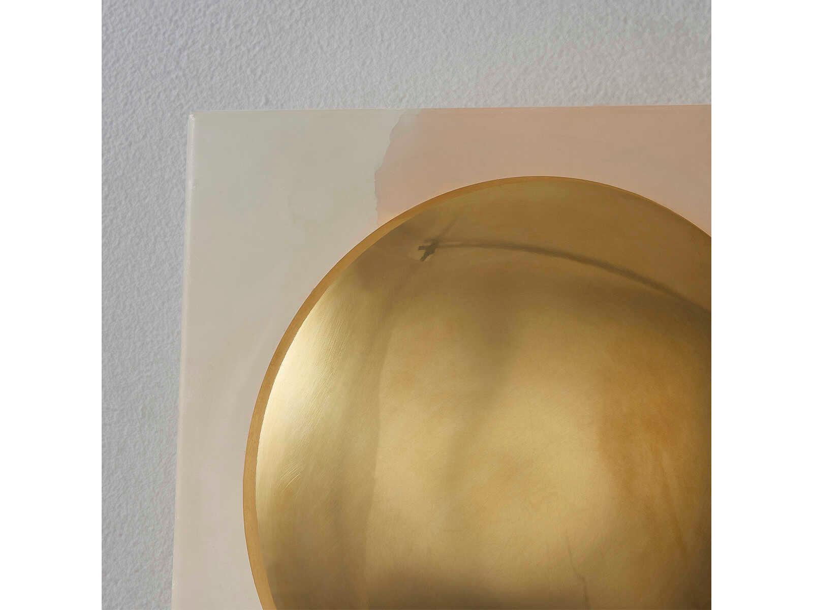Corbett Lighting Hamel 1-Light Vintage Brass LED Wall Sconce