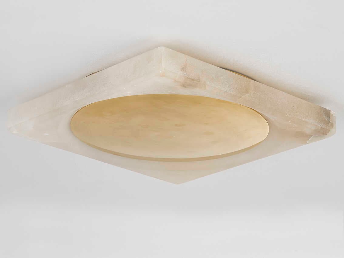 Corbett Lighting Hamel 1-Light Vintage Brass LED Flush Mount