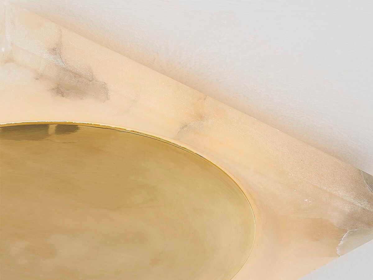 Corbett Lighting Hamel 1-Light Vintage Brass LED Flush Mount