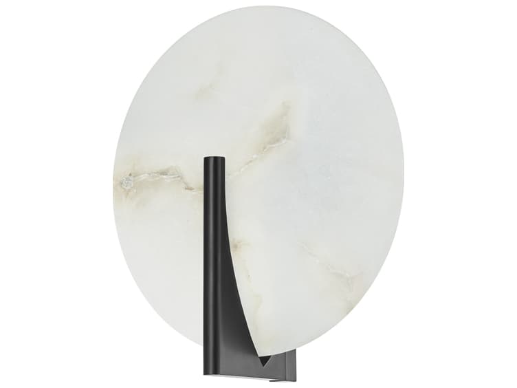 Corbett Lighting Asteria 1-Light Black Brass White LED Wall Sconce