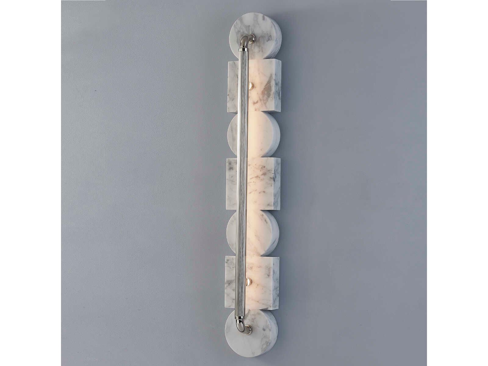 Corbett Lighting Sena 1-Light Burnished Nickel LED Vanity Light