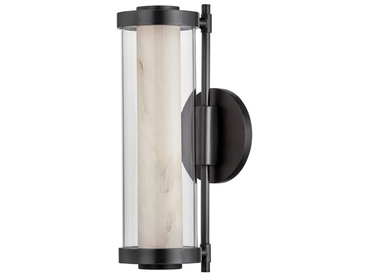 Corbett Lighting Caterina 1-Light Black Brass Glass LED Wall Sconce