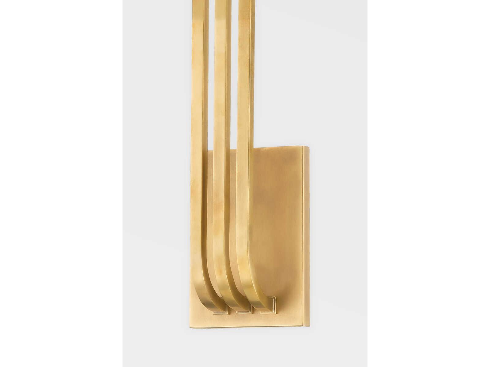 Corbett Lighting Lysandra 1-Light Vintage Brass Wall Sconce