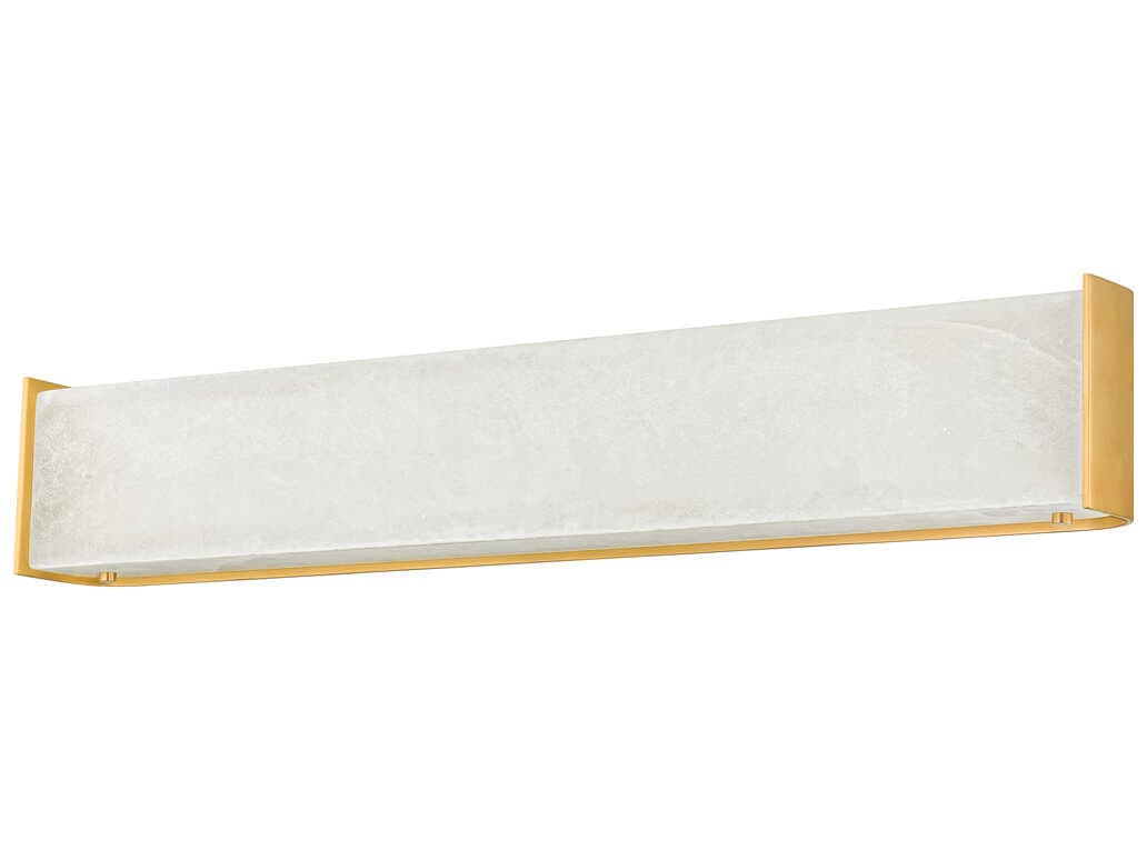 Corbett Lighting Hera 1-Light Vintage Brass White Wall Sconce