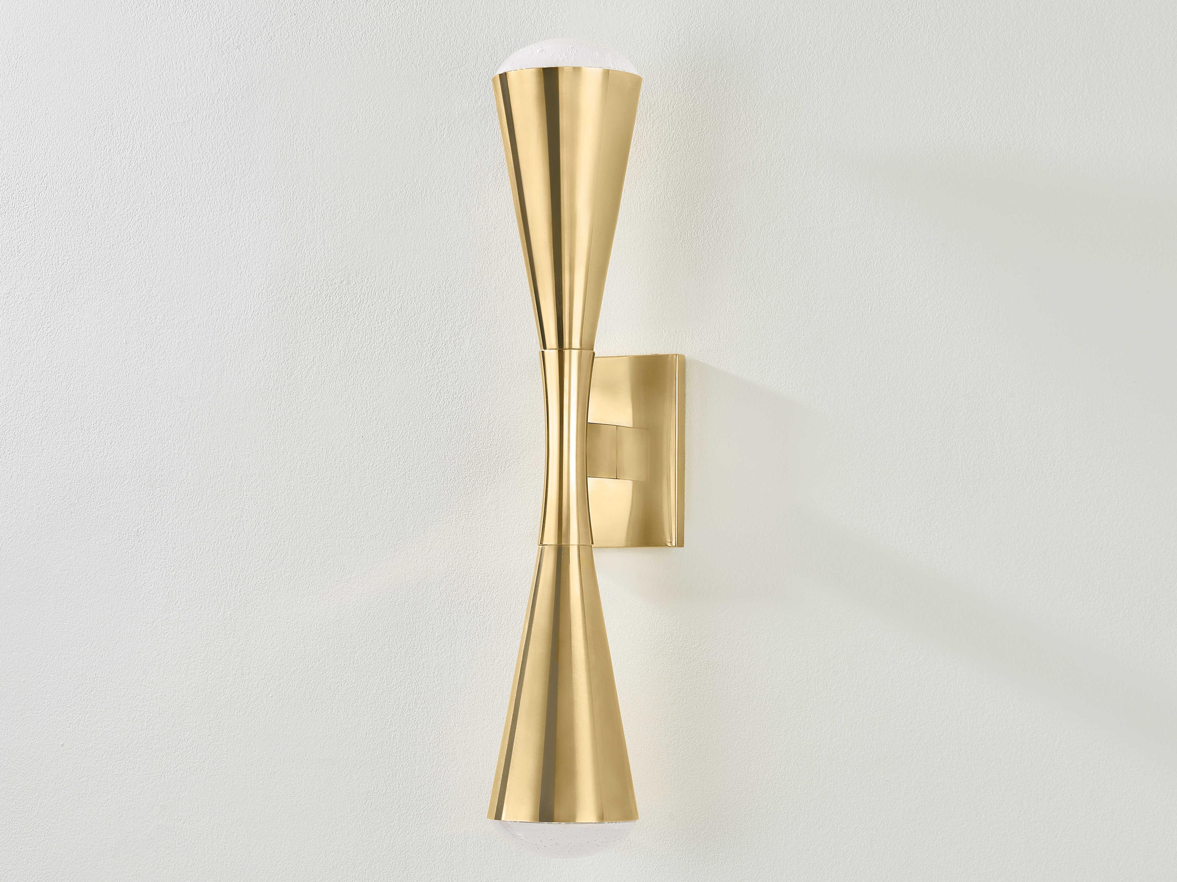 Corbett Lighting Barcelona 2-Light Vintage Brass Wall Sconce