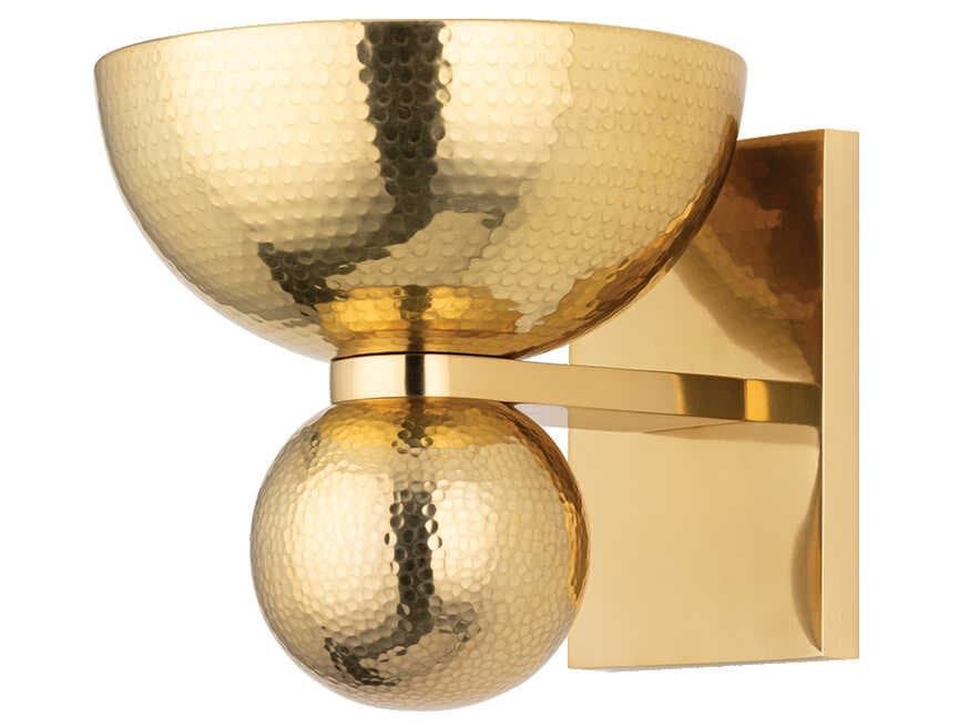 Corbett Lighting 1-Light Vintage Brass Wall Sconce